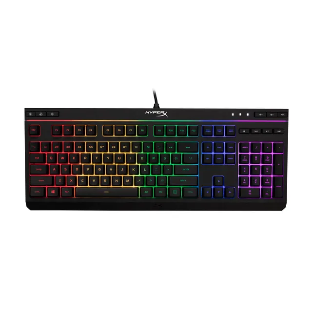 hyperx-alloy-core-rgb-clavier-gaming-membrane-r-tro-clair image 1