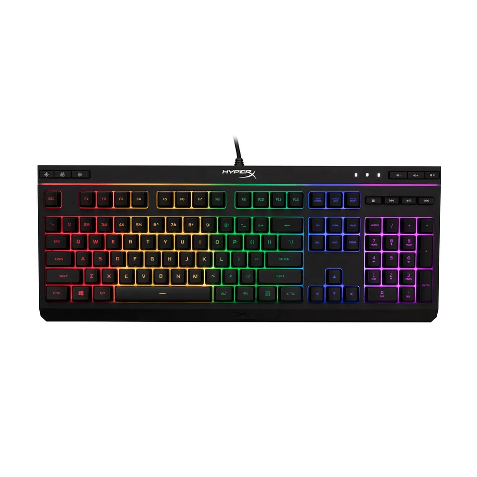 hyperx-alloy-core-rgb-clavier-gaming-membrane-r-tro-clair image 1
