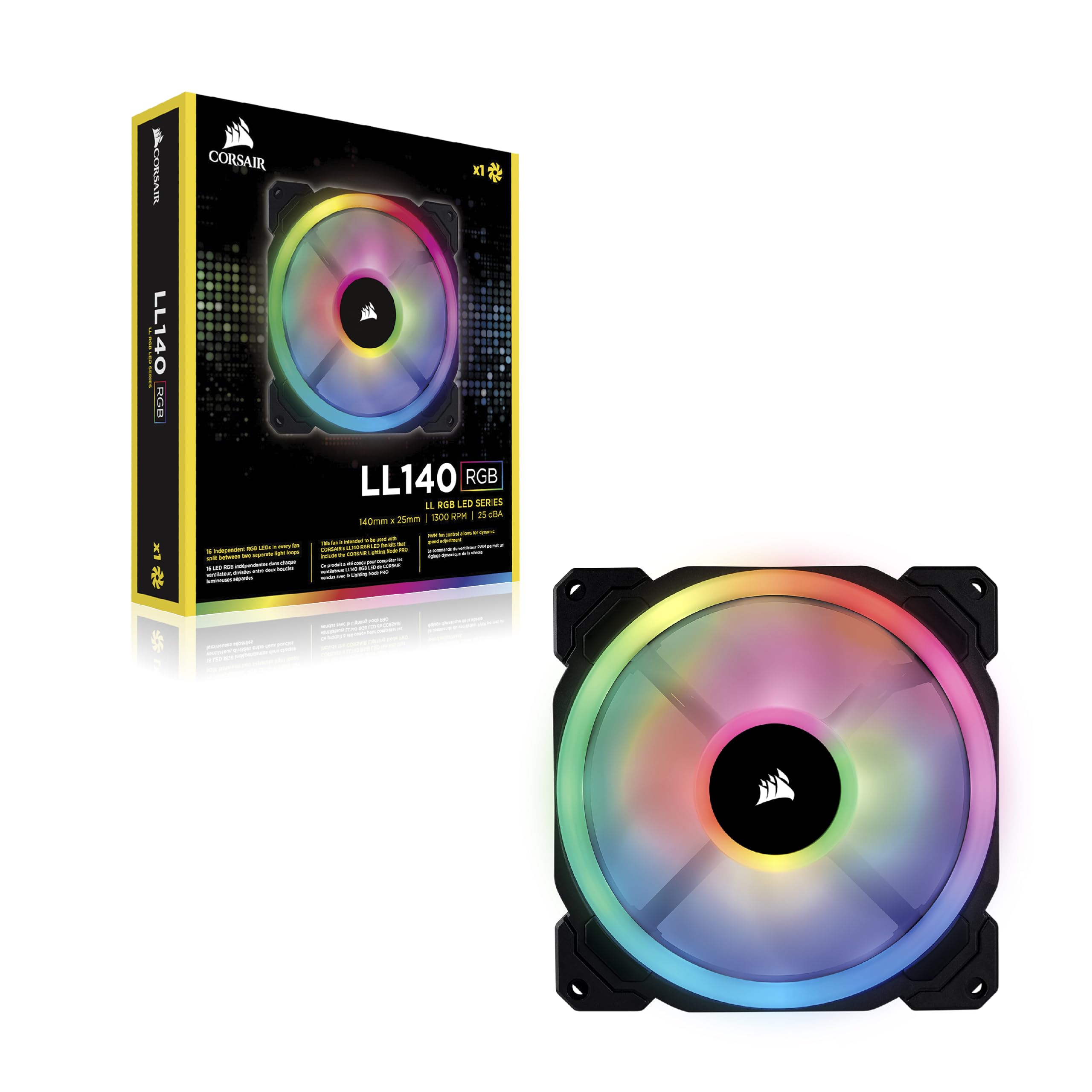 corsair-ll140-rgb-led-pwm-ventilateur-pc-140-mm-pack-individuel image 7
