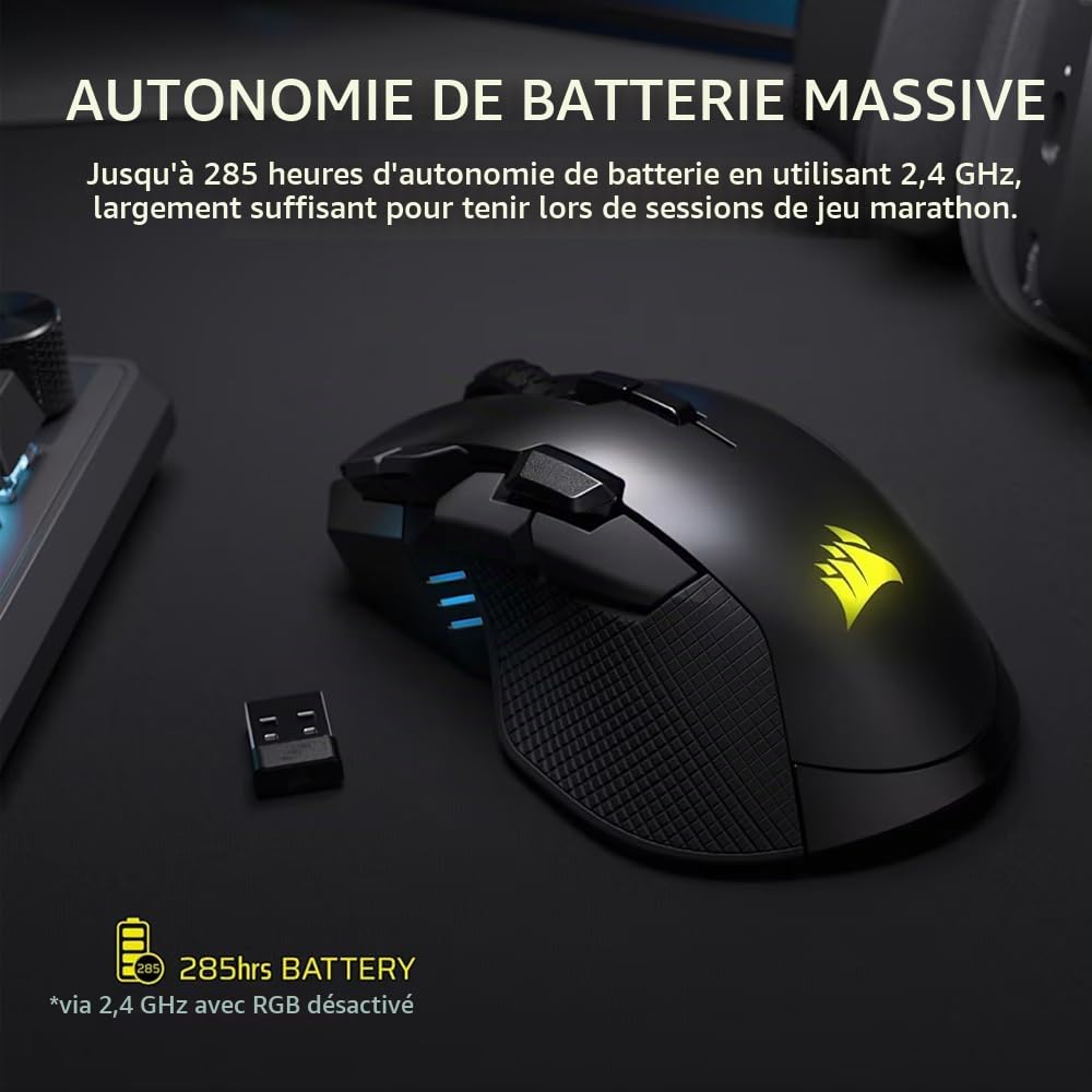 corsair-ironclaw-wireless-se-2026-souris-gaming-ergonomique-26k-dpi image 2