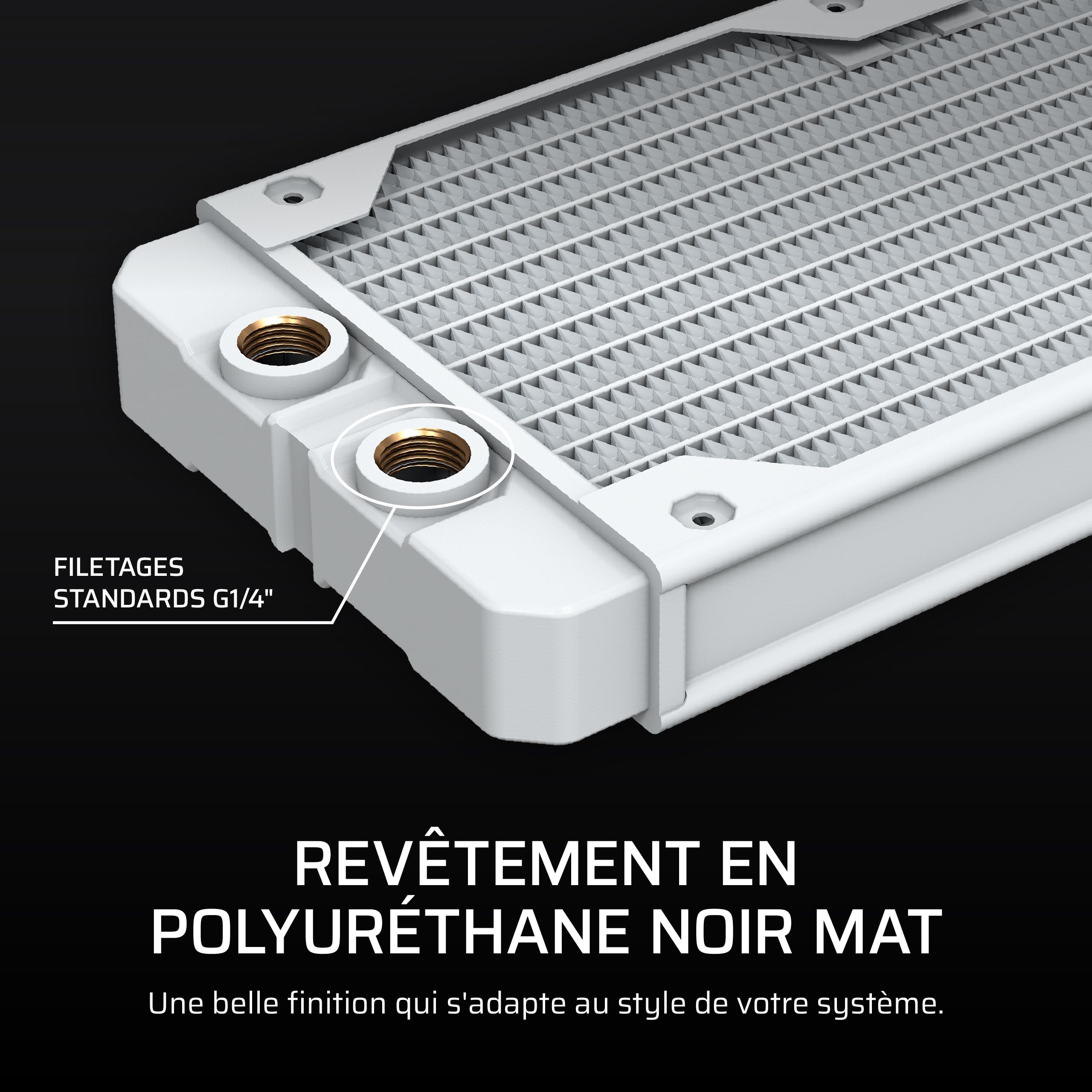 corsair-hydro-x-series-xr5-240mm-v2-radiateur-watercooling-custom-blanc-2x120mm image 5