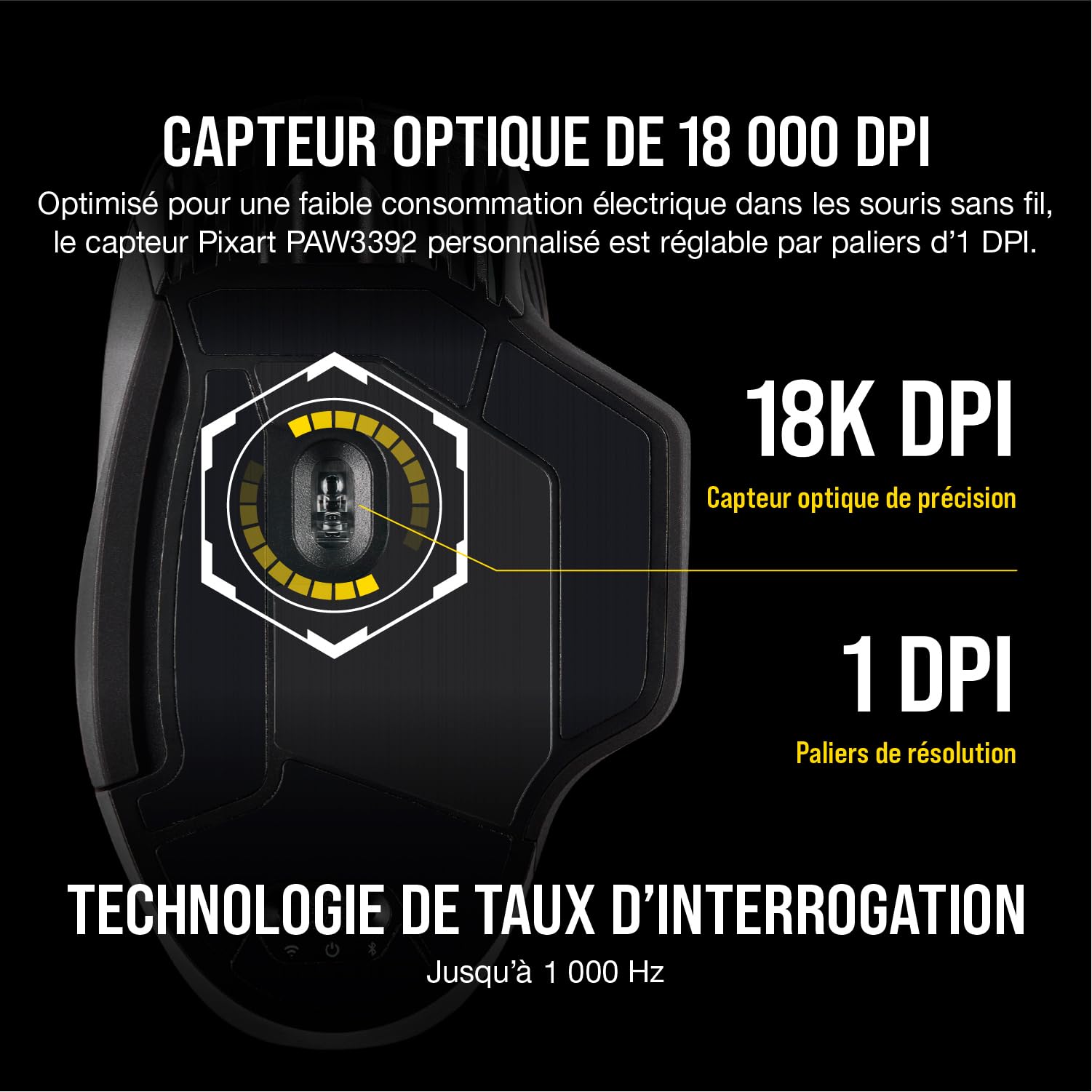 corsair-dark-core-rgb-pro-se-souris-gaming-sans-fil-18000-dpi-noire image 5