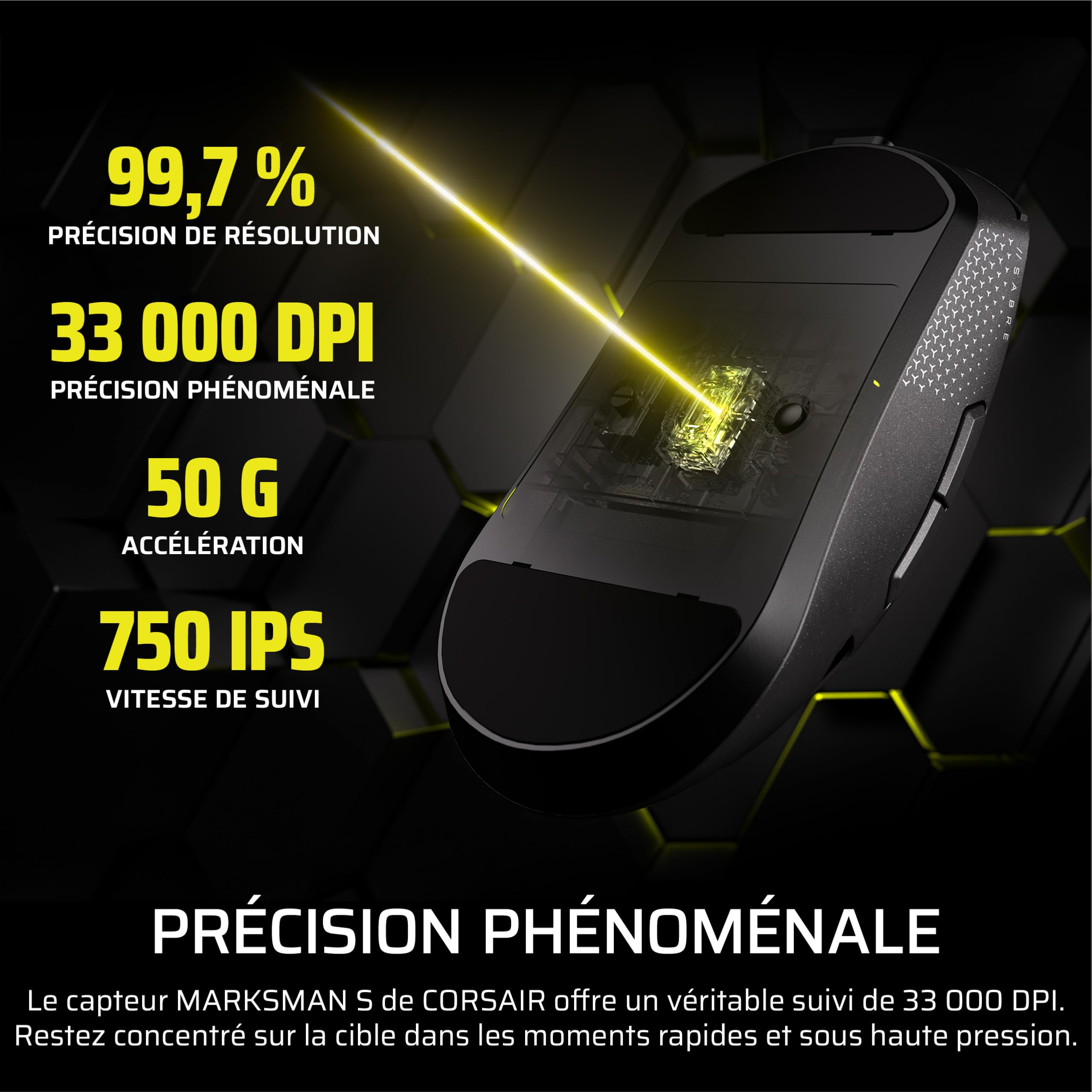 corsair-sabre-v2-pro-wireless-mg-souris-gaming-sans-fil-56-g-noir image 6