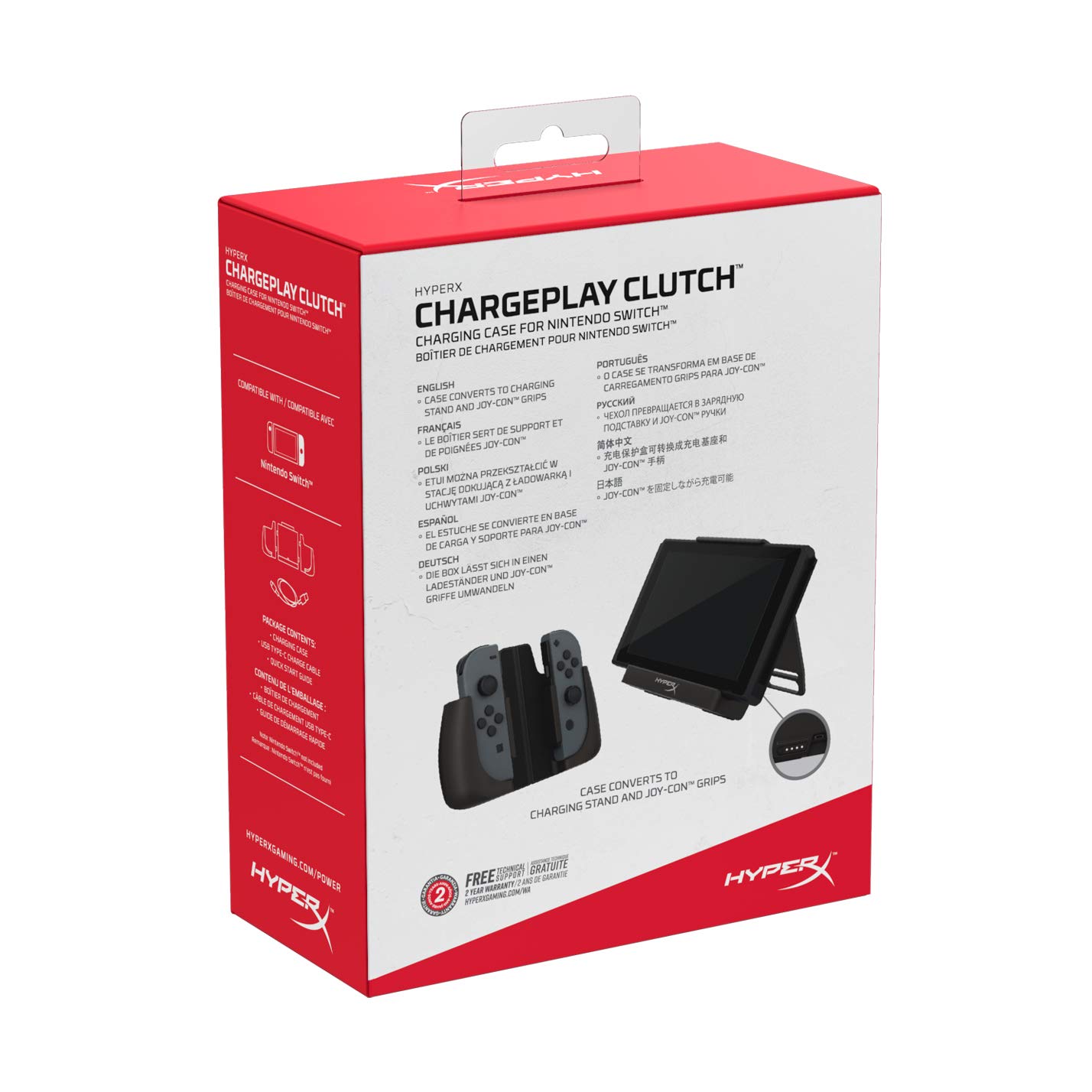 hyperx-chargeplay-clutch-bo-tier-de-charge-nintendo-switch-usb-c image 8