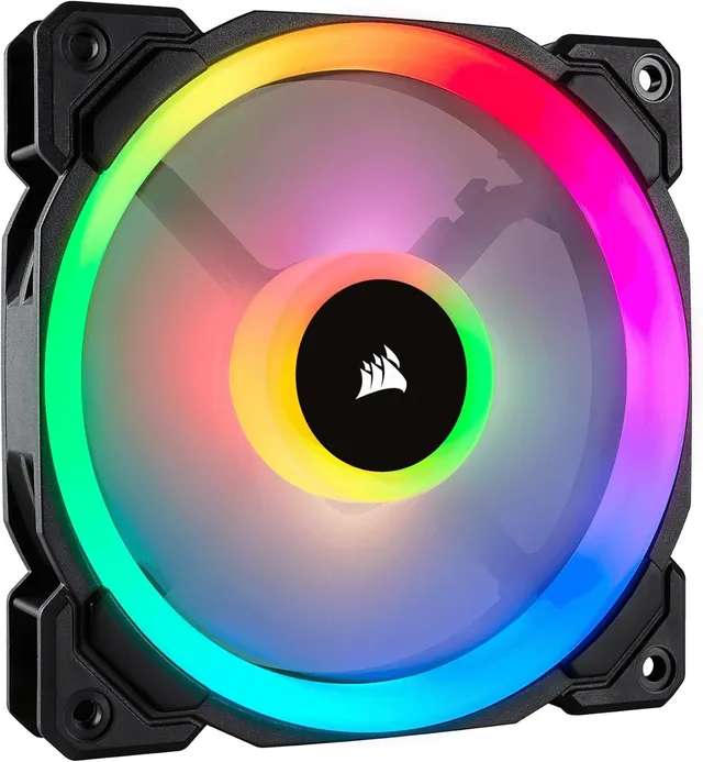 corsair-ll120-rgb-ventilateur-bo-tier-120mm-dual-light-loop-pwm image 1