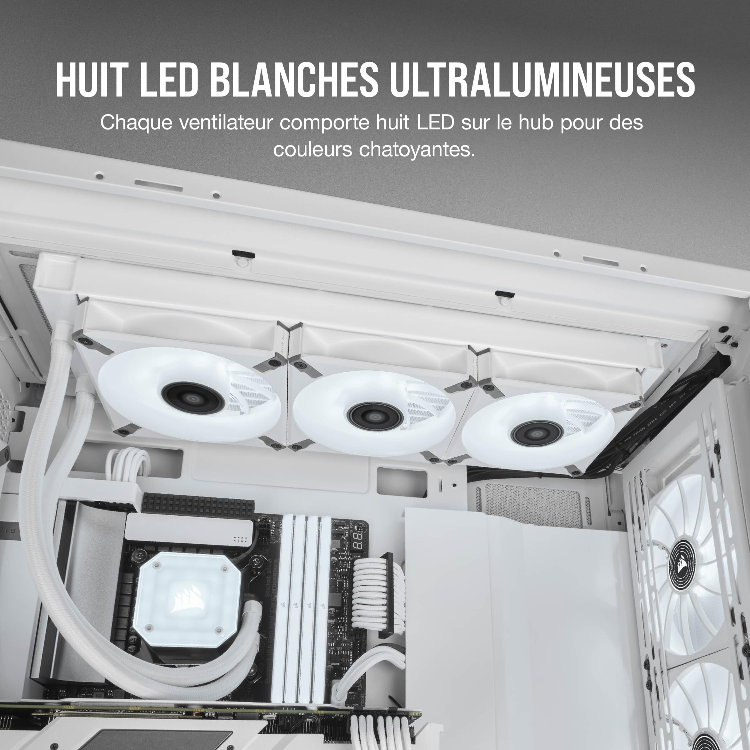 corsair-ml140-led-elite-ventilateur-140mm-pwm-blanc-l-vitation-magn-tique-led-bl image 6