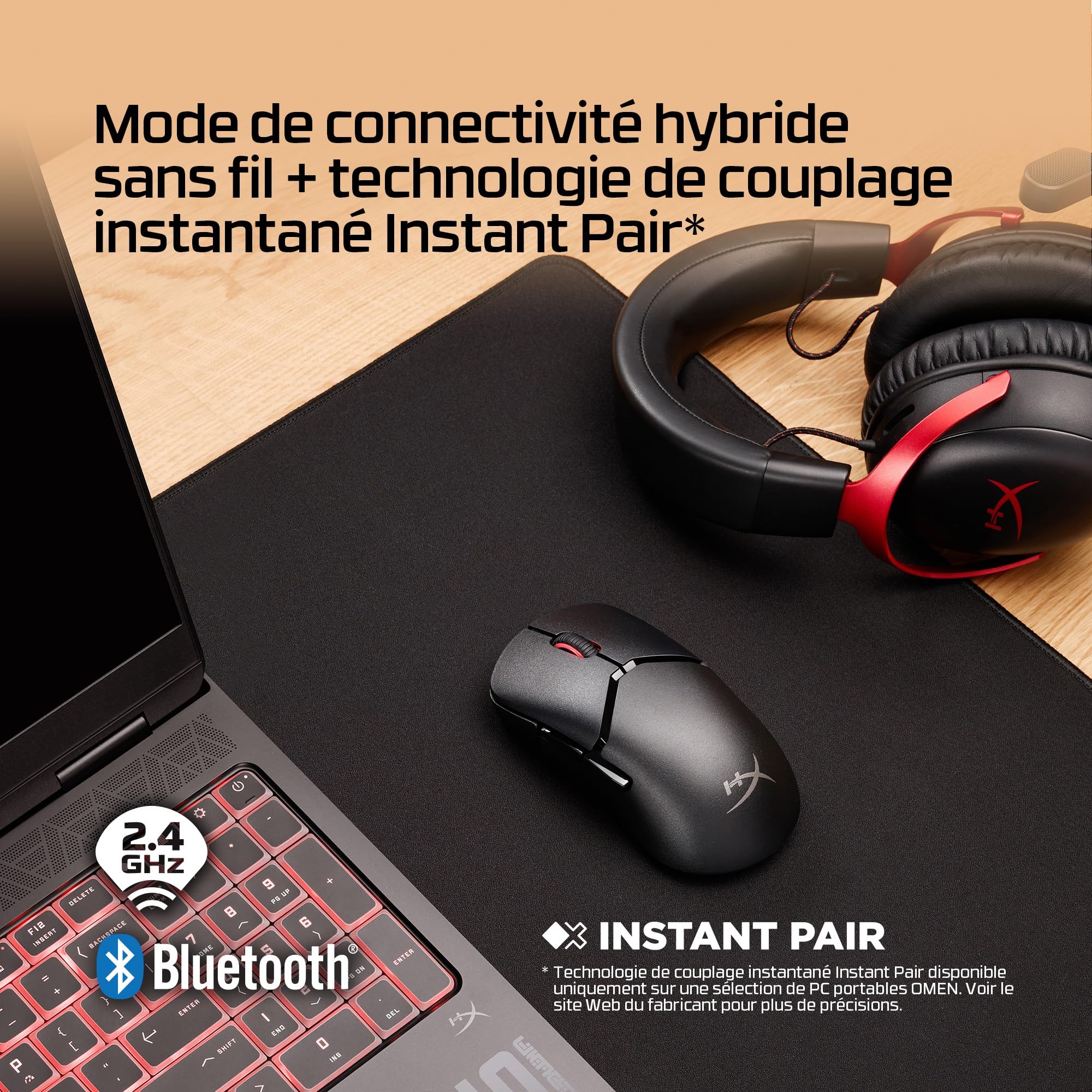 hyperx-pulsefire-saga-pro-souris-gaming-sans-fil-ultra-l-g-re-69-g-capteur-26k-4 image 7