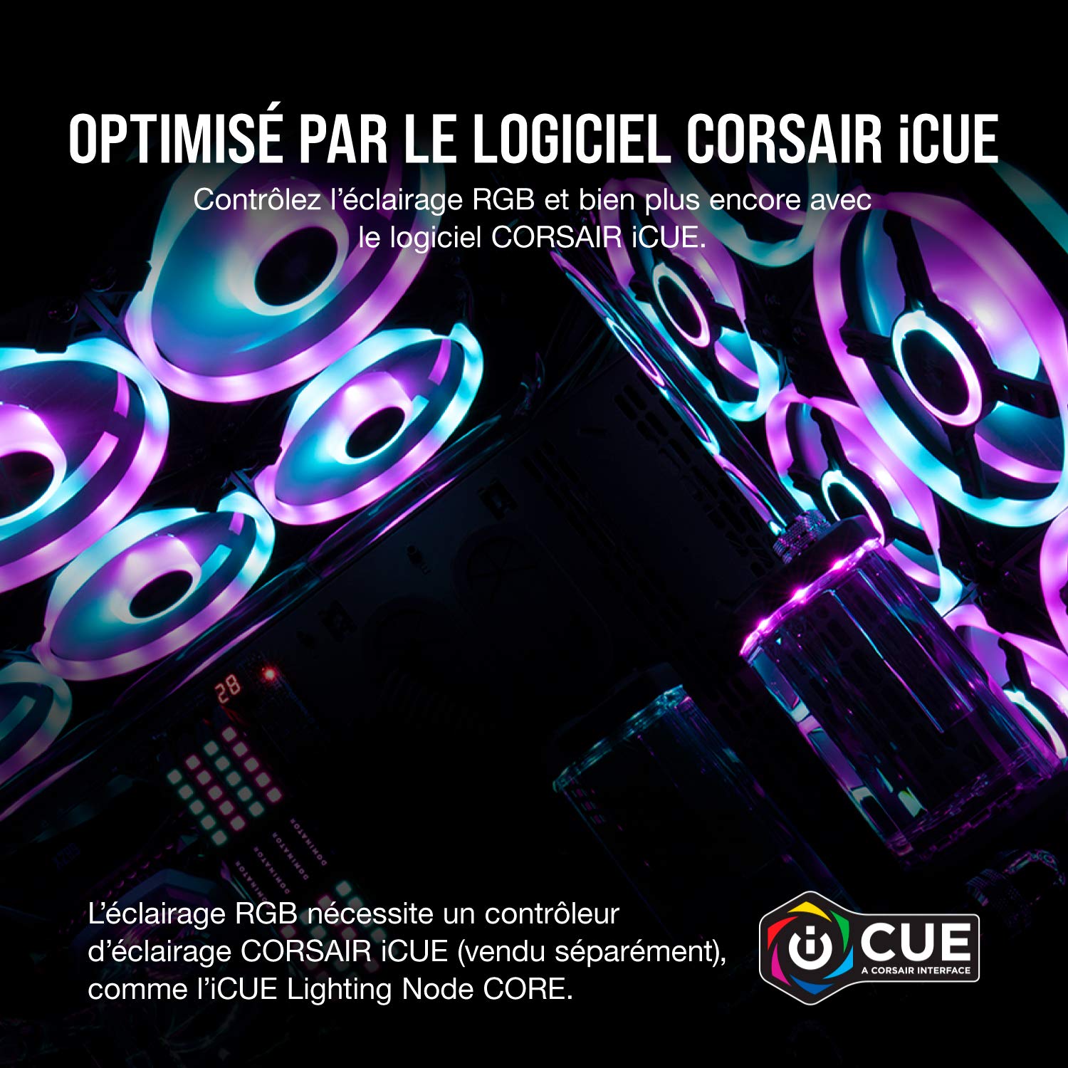 corsair-icue-ql140-rgb-blanc-ventilateur-pwm-140mm-34-led-1250-tr-min-pack-simpl image 6