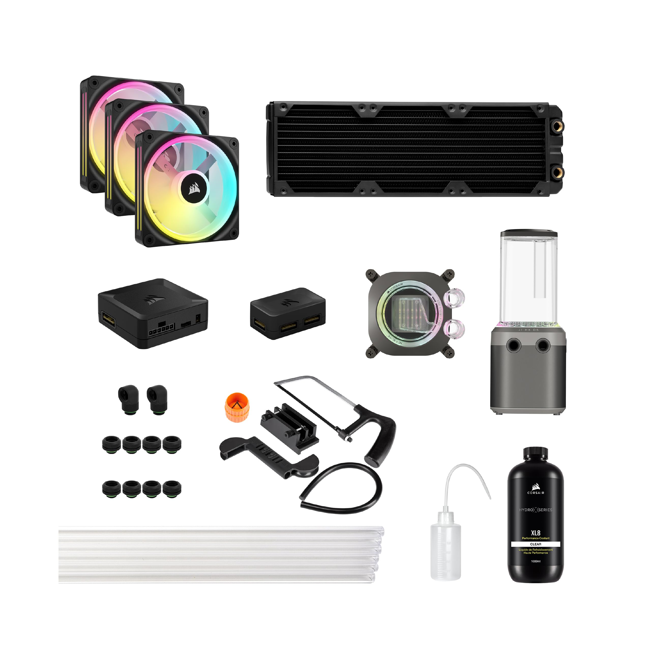 corsair-hydro-x-series-icue-link-xh405i-kit-watercooling-custom-xc7-elite-xd5-el image 1