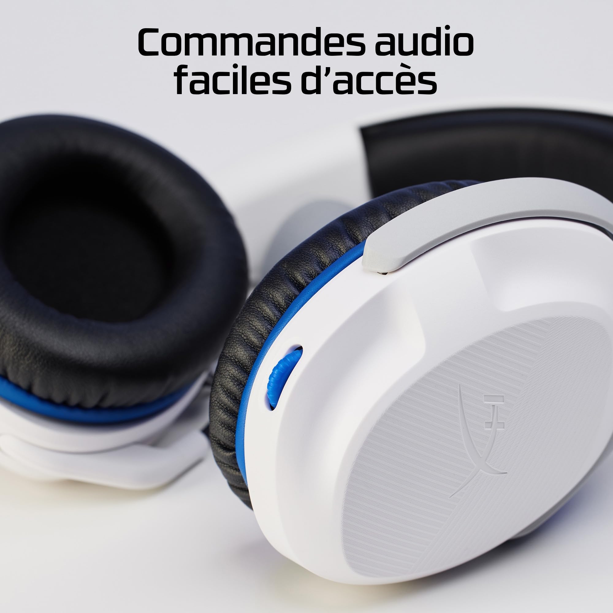 hyperx-cloud-stinger-2-pour-playstation-casque-gaming-filaire-blanc-et-bleu image 6
