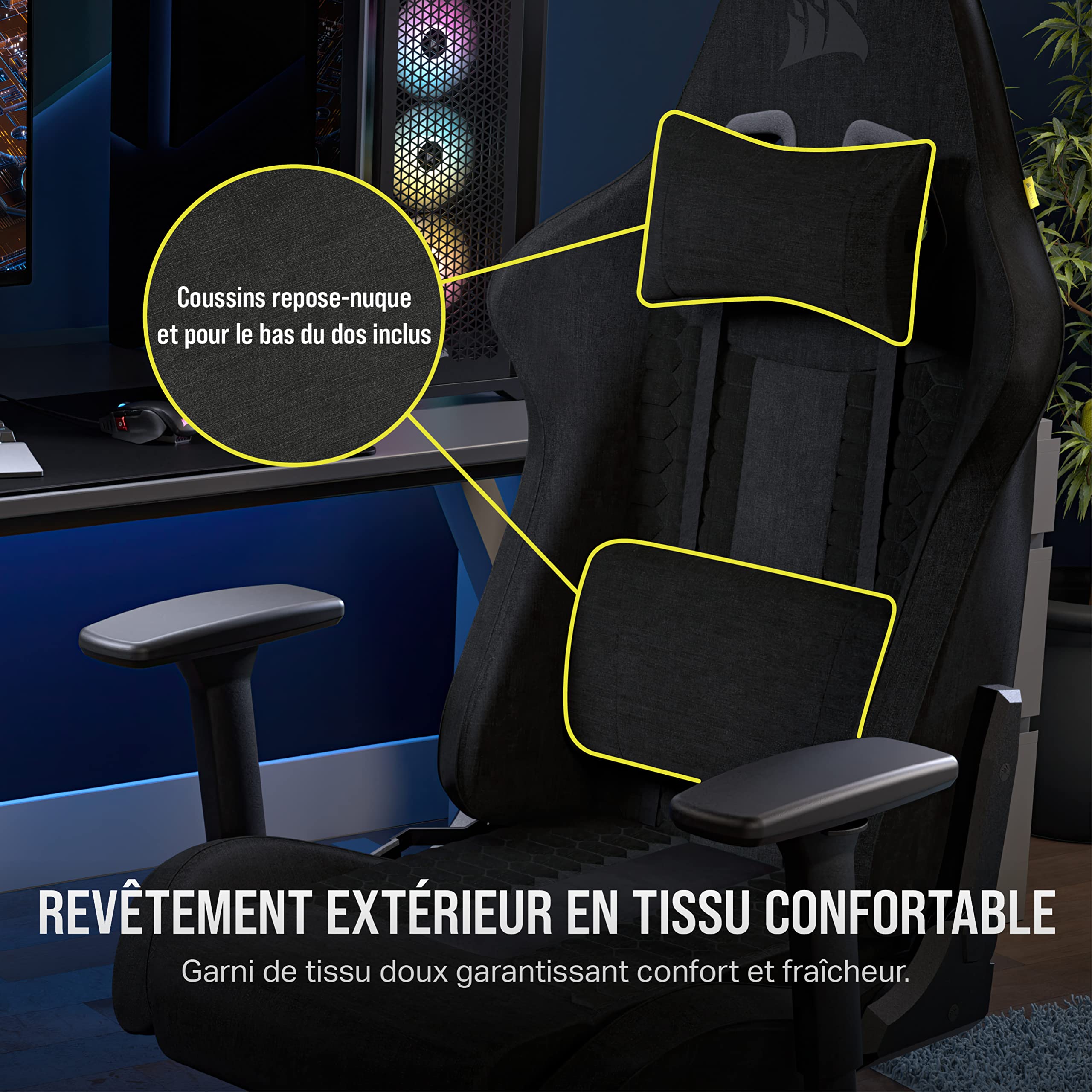 corsair-tc100-relaxed-fauteuil-gaming-noir-tissu image 5