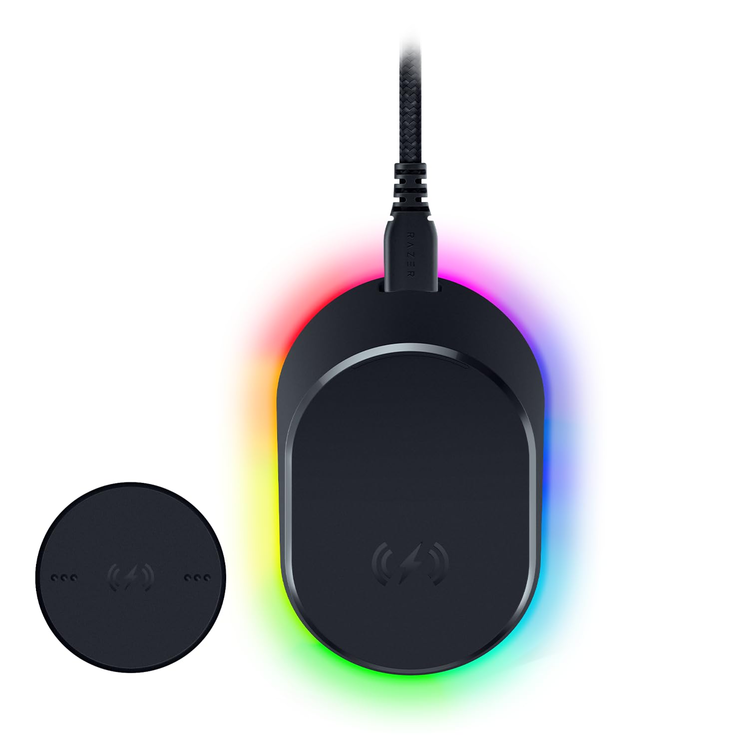 razer-mouse-dock-pro-charging-puck-station-recharge-sans-fil-noire image 1