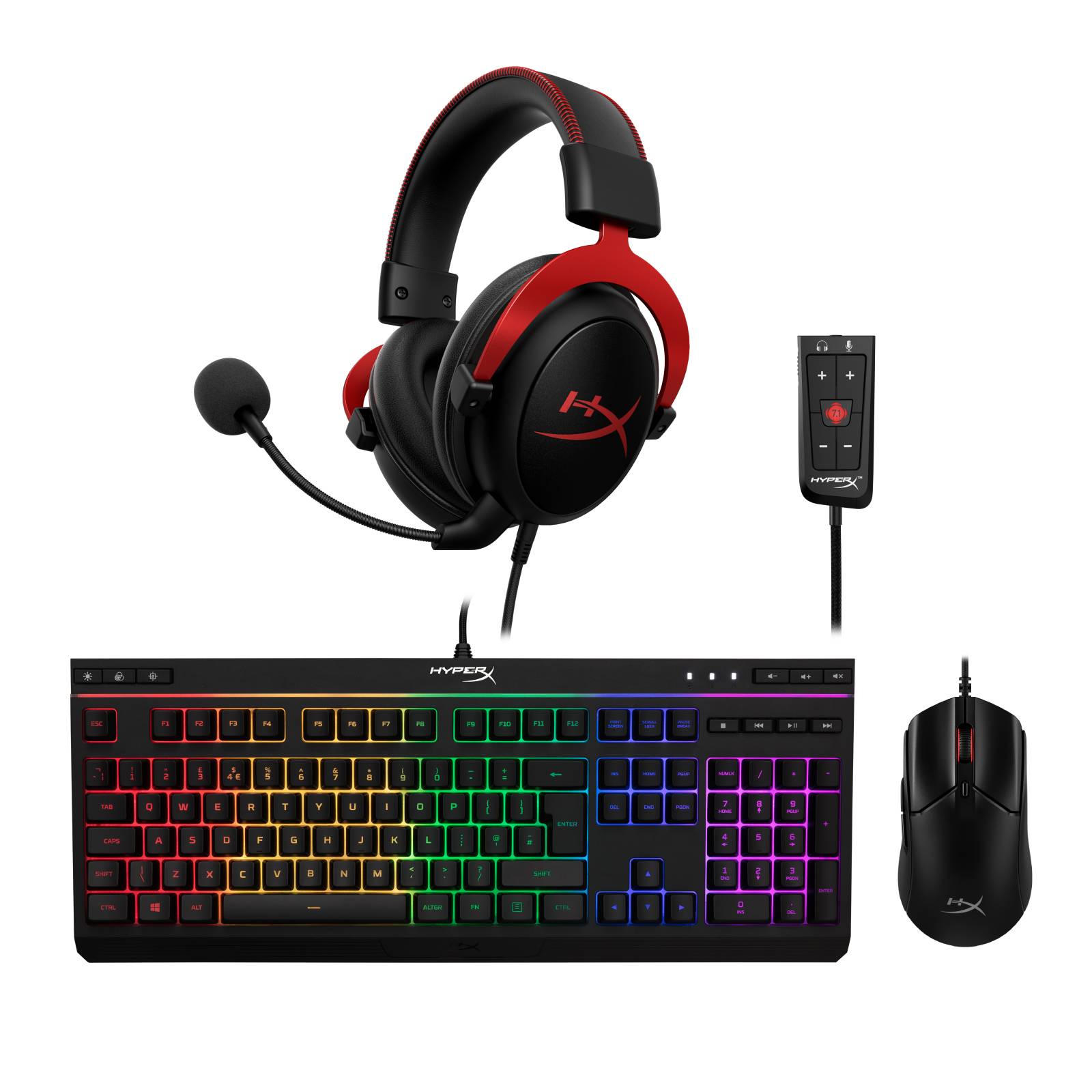 hyperx-bundle-cloud-ii-alloy-core-rgb-pulsefire-haste-2-pack-gaming image 1