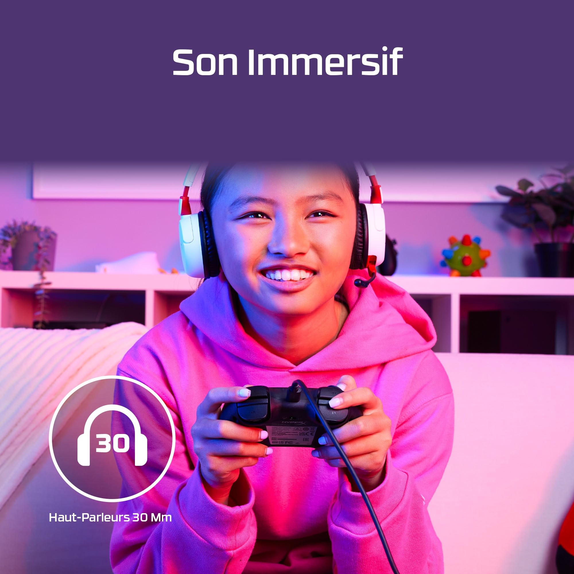 hyperx-cloud-mini-wireless-casque-gaming-enfant-8-12-ans-blanc image 8