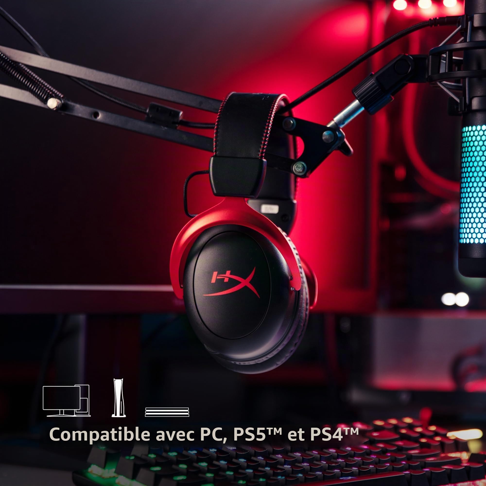 hyperx-cloud-ii-casque-gaming-53mm-7-1-surround-micro-amovible image 3