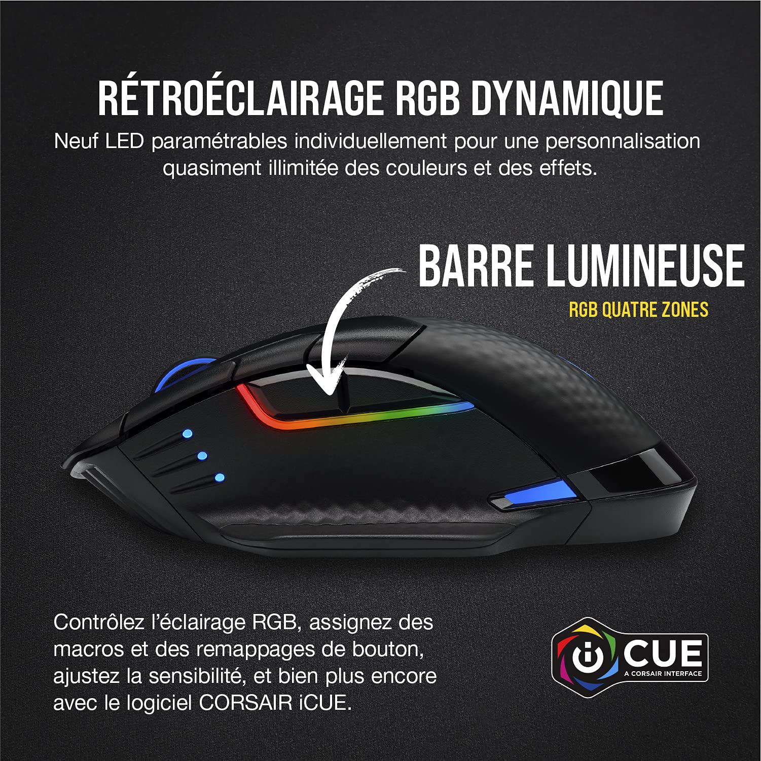 corsair-dark-core-rgb-pro-se-souris-gaming-sans-fil-18000-dpi-noire image 8