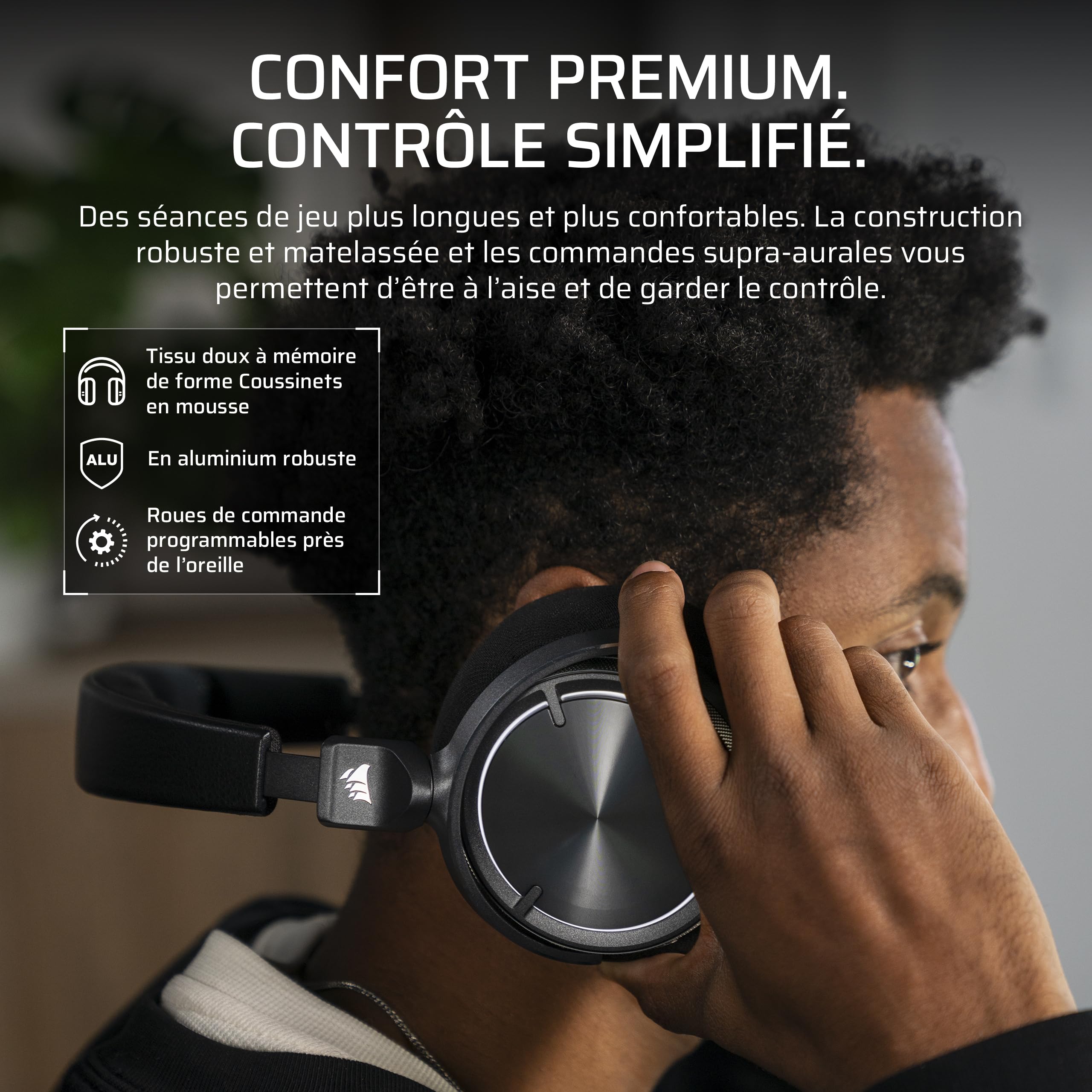 corsair-virtuoso-max-wireless-casque-gaming-bluetooth-carbone image 8