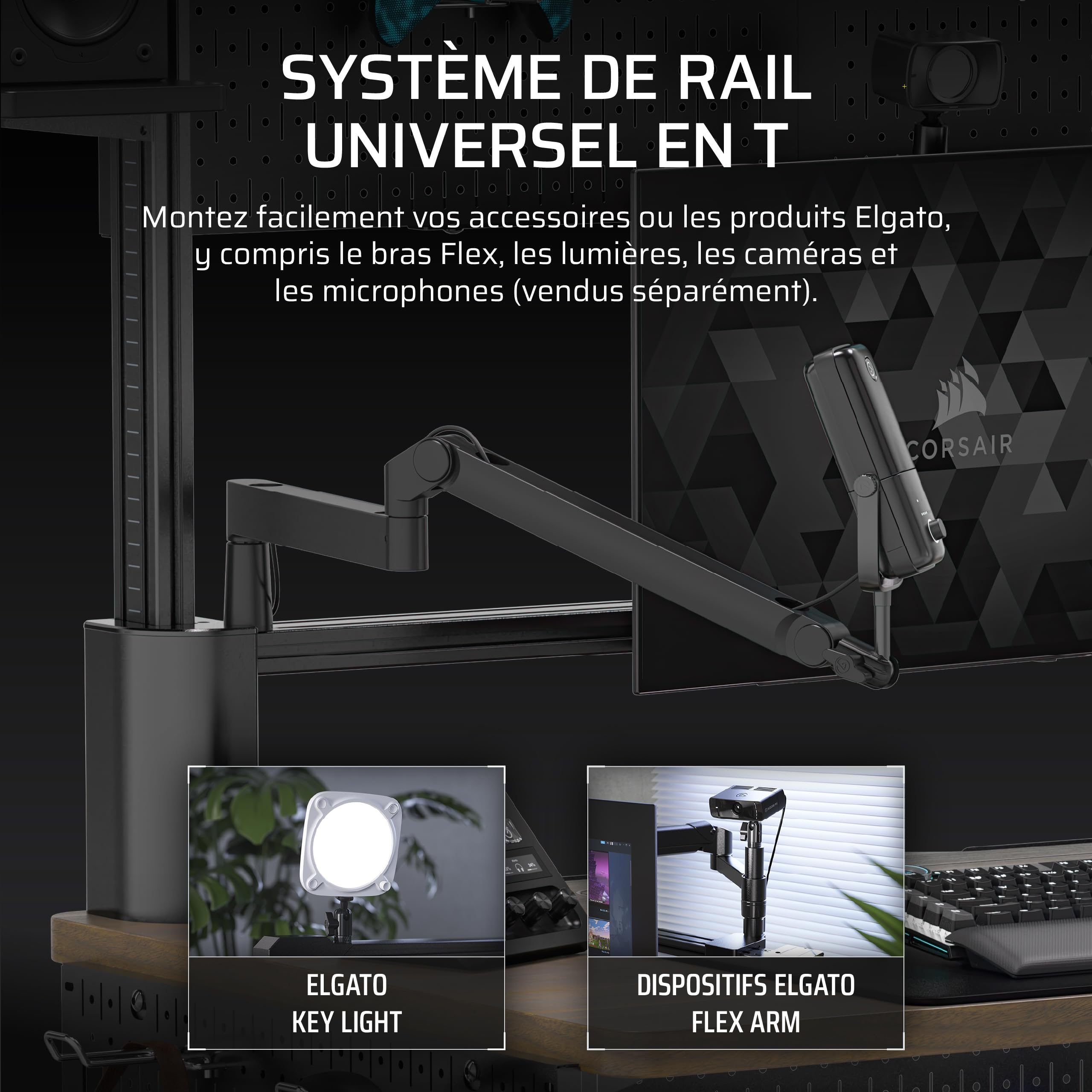 corsair-platform-4-elevate-bureau-gaming-lectrique-120x76-cm-noyer-fonc-bras-cra image 7