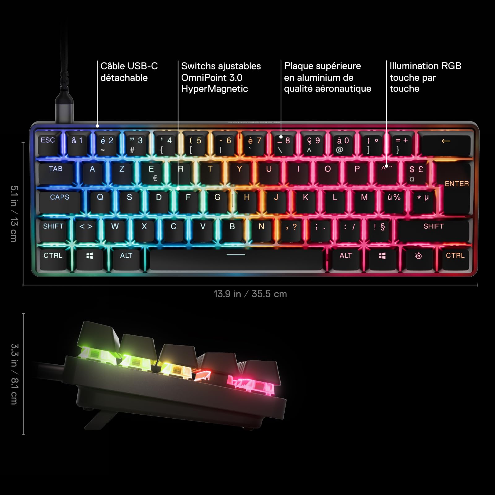 steelseries-apex-pro-mini-gen-3-clavier-gaming-60-omnipoint-3-0-azerty-fr image 3