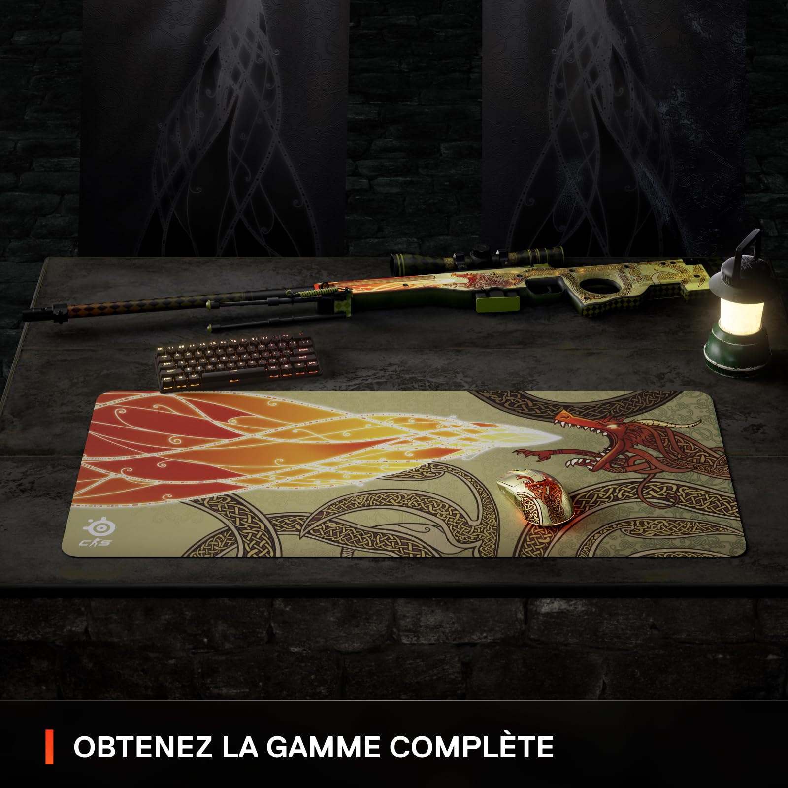 steelseries-rival-cs2-dragon-lore-edition-souris-gaming-sans-fil-18k-dpi image 6
