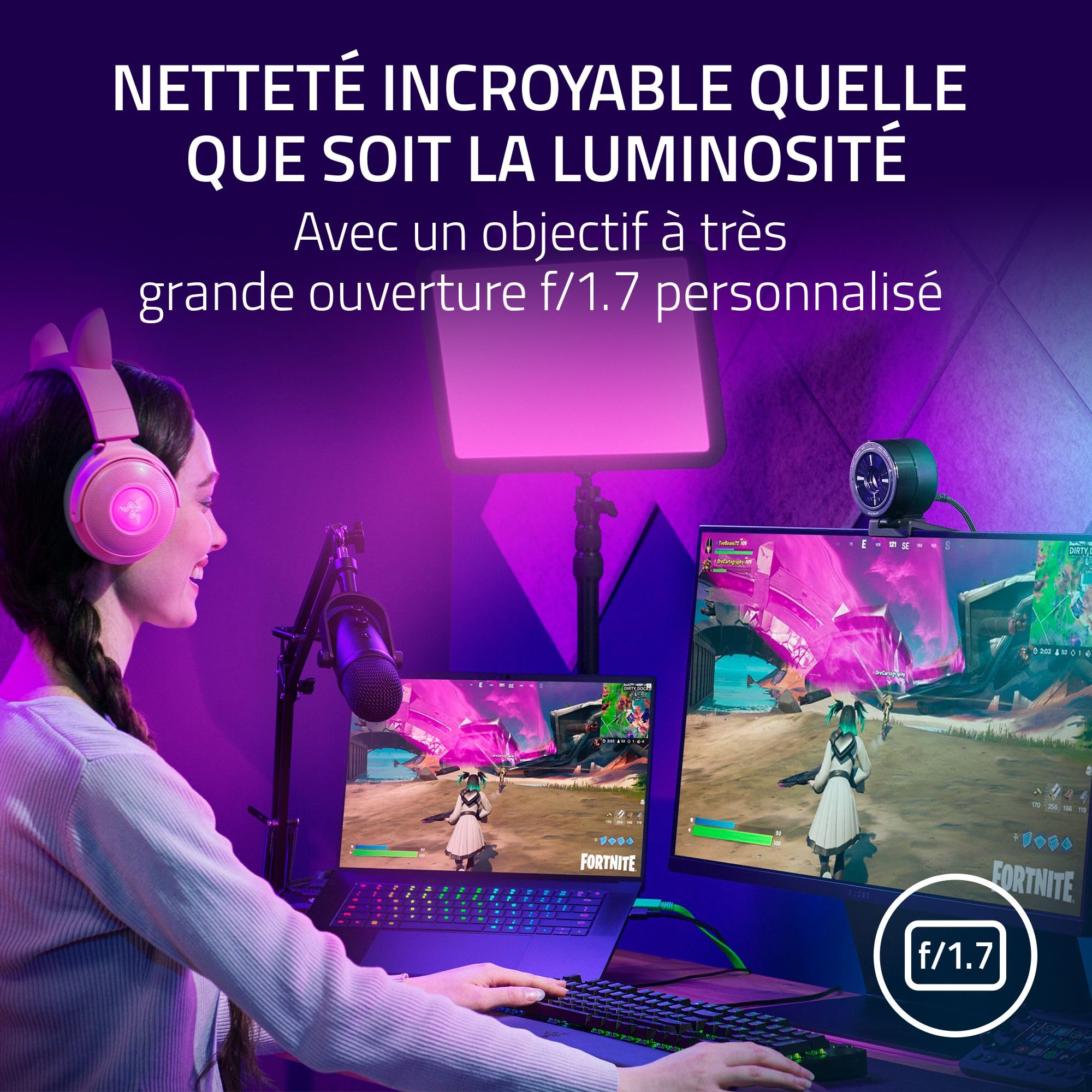 razer-kiyo-pro-ultra-webcam-4k-streaming-sony-starvis-2-autofocus-ai-noir image 4