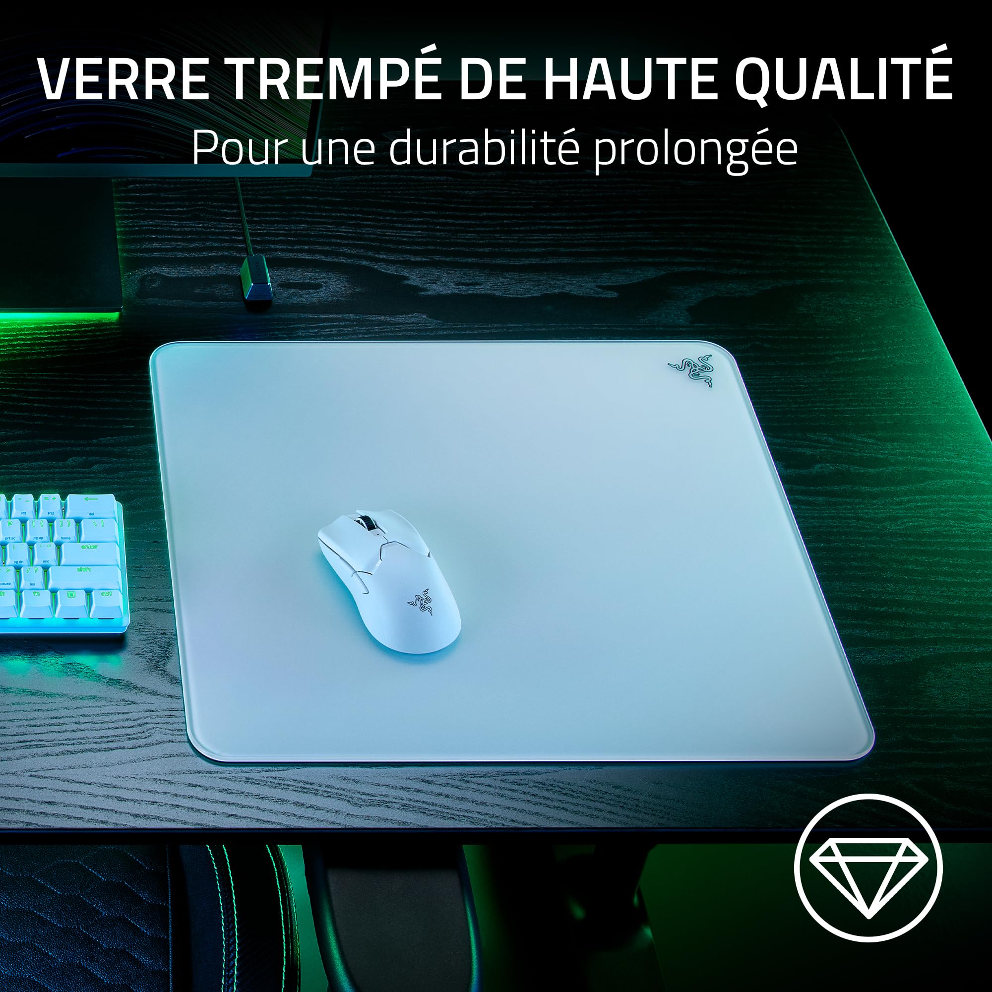 razer-atlas-blanc-tapis-de-souris-gaming-en-verre-tremp image 2