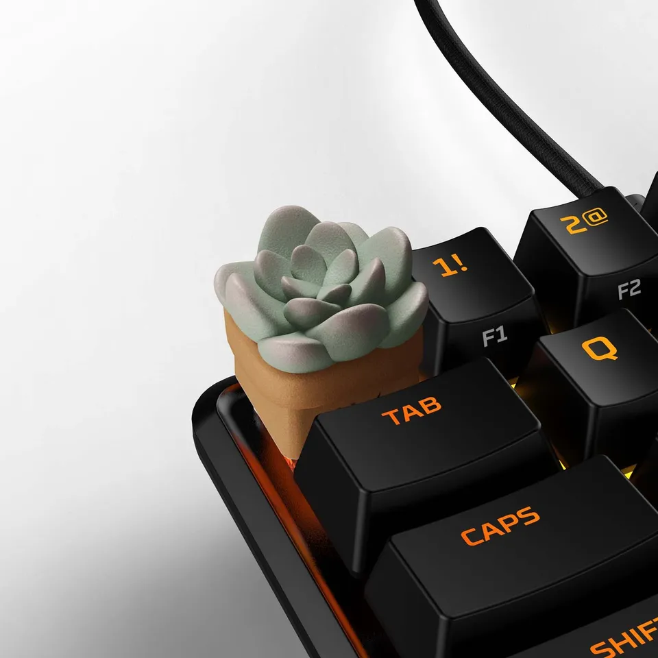 hyperx-hx3d-sally-the-succulent-keycap-3d-vert image 1