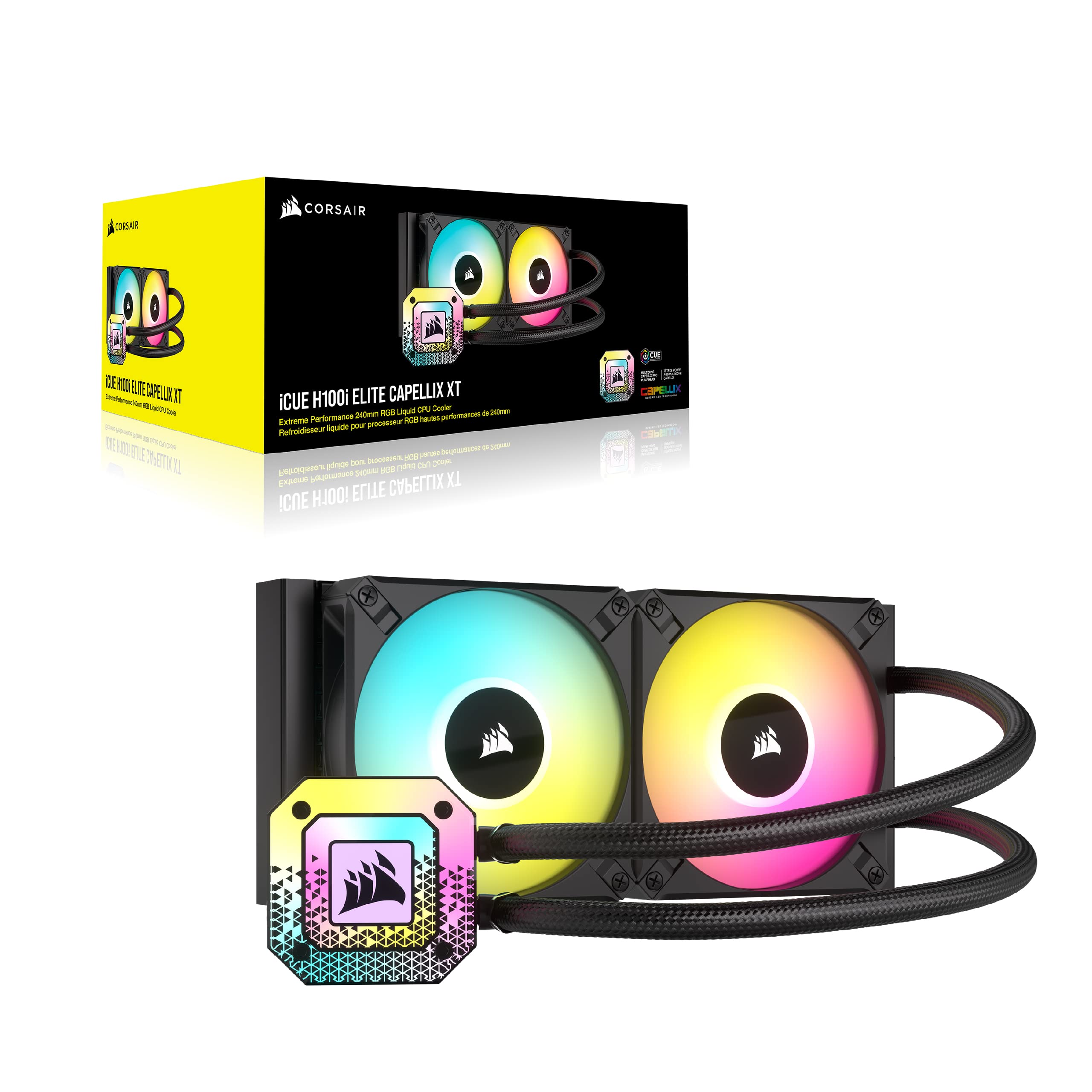corsair-icue-h100i-elite-capellix-xt-refroidisseur-cpu-liquide-240mm-noir image 7