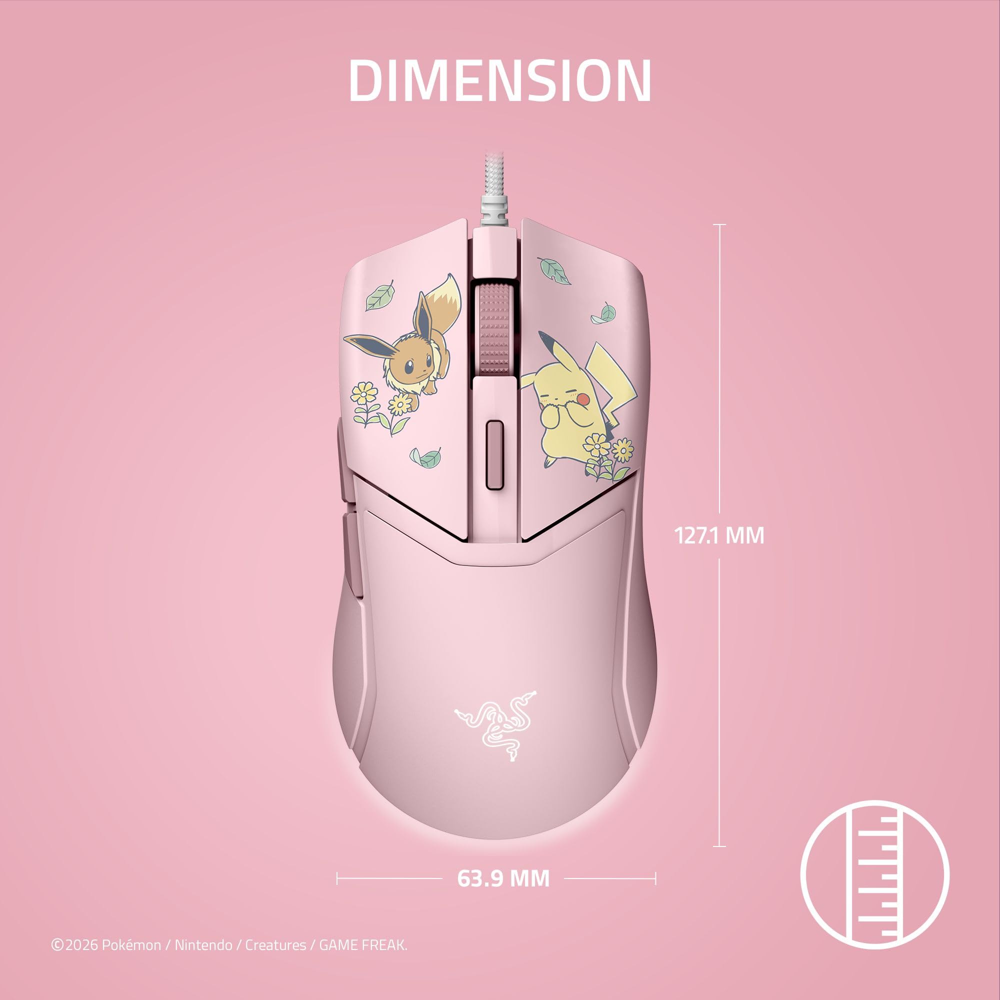razer-cobra-pikachu-voli-dition-pok-mon-souris-gaming-filaire-58g-8500-dpi-chrom image 8
