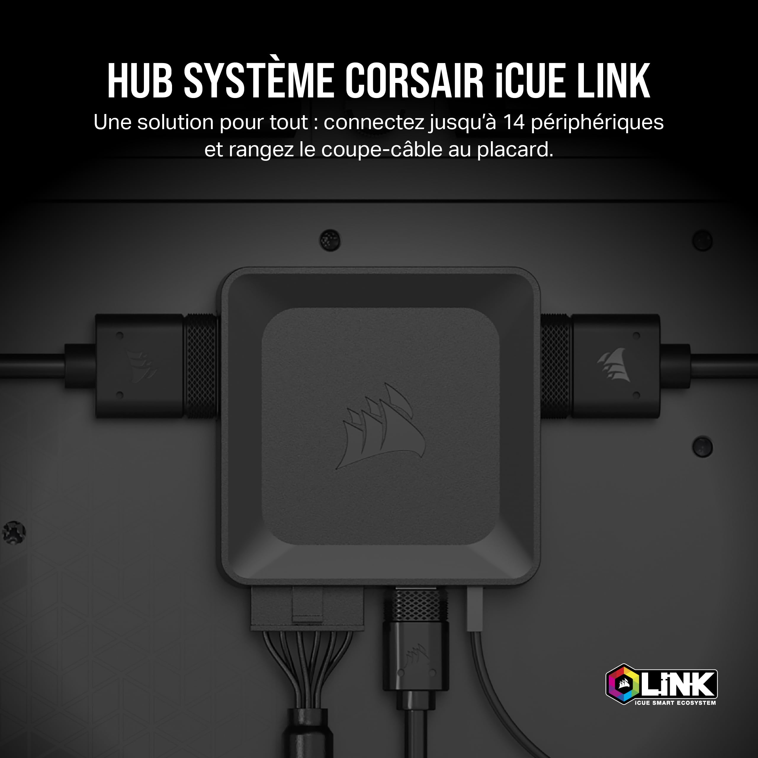 corsair-icue-link-hub-de-syst-me-14-appareils-noir image 2