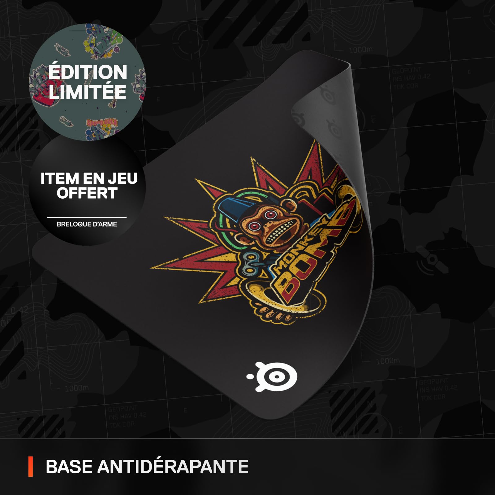 steelseries-qck-call-of-duty-monkey-bomb-dition-limit-e-tapis-de-souris-gaming image 2