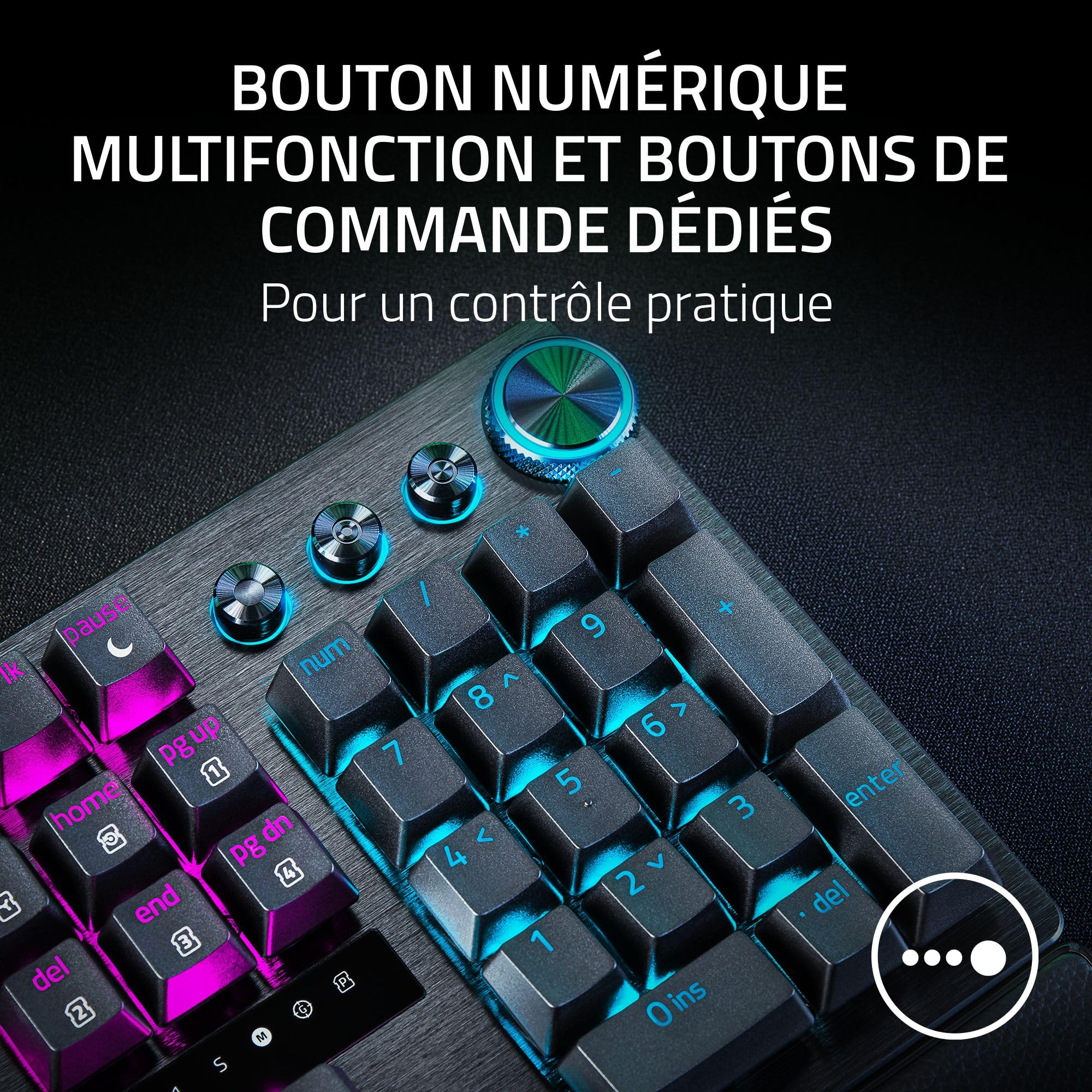 razer-huntsman-v3-pro-clavier-gamer-optique-analogique-azerty image 8