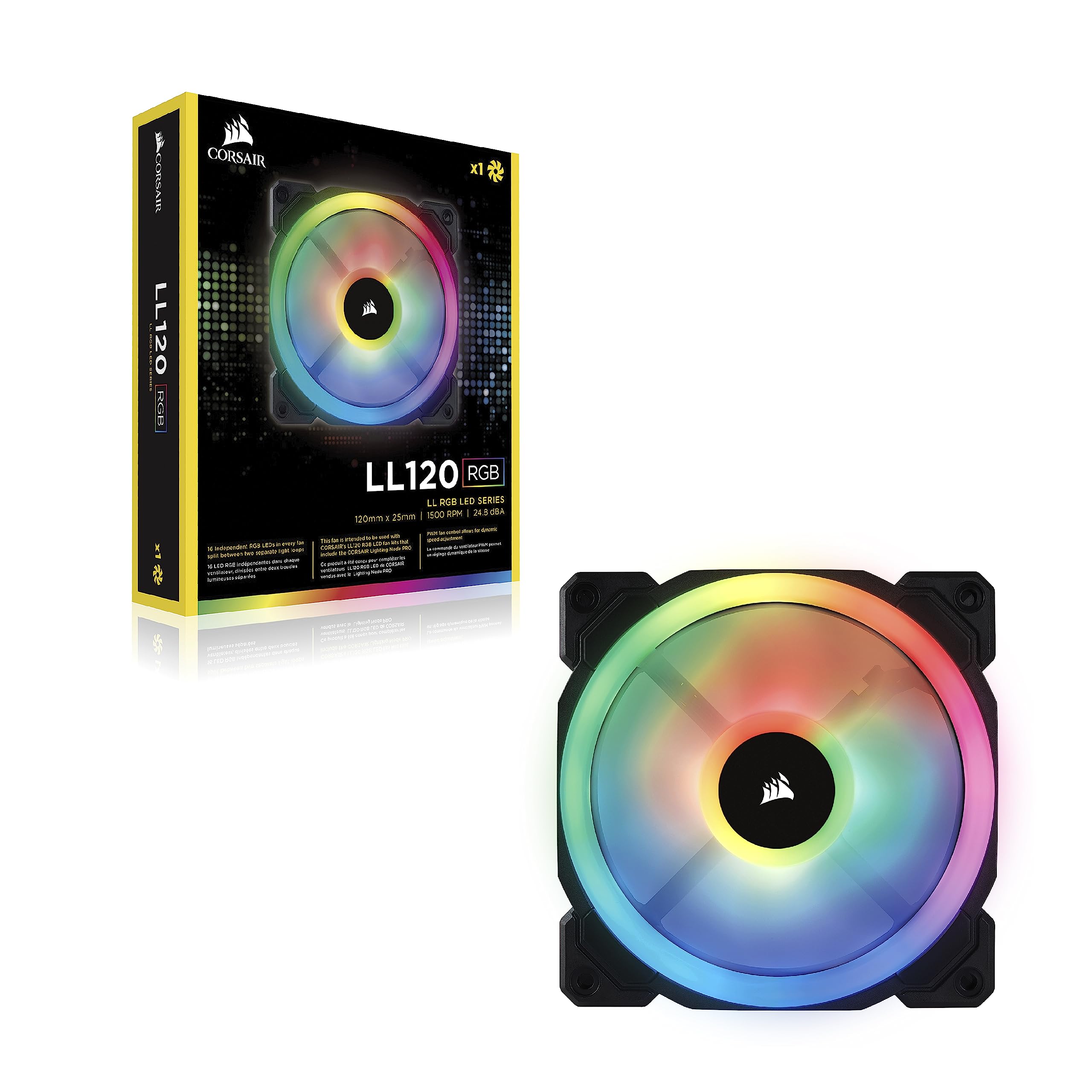 corsair-ll120-rgb-ventilateur-bo-tier-120mm-dual-light-loop-pwm image 7