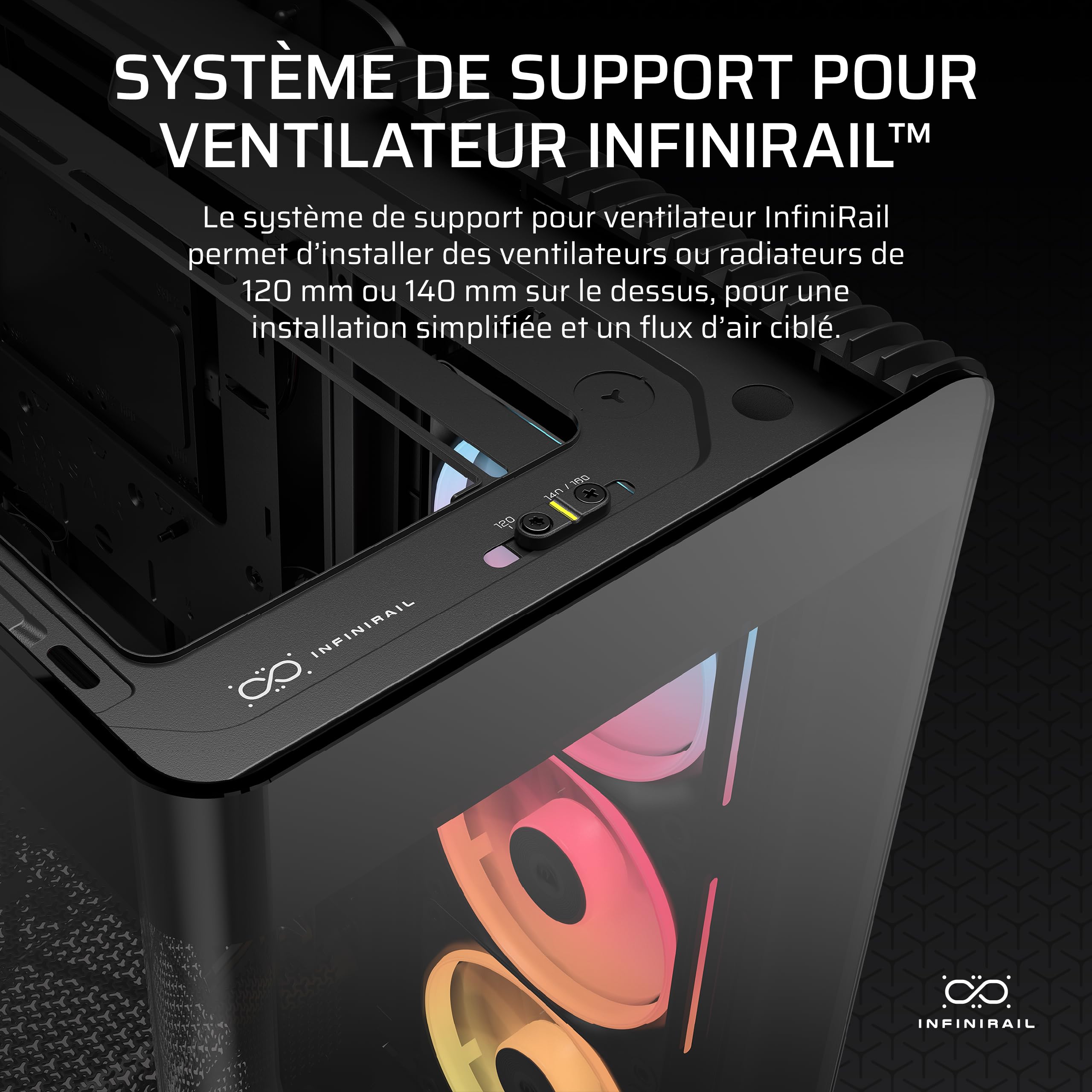 corsair-frame-4500x-lx-r-rgb-link-bo-tier-moyen-tour-verre-panoramique-3x-lx120- image 6