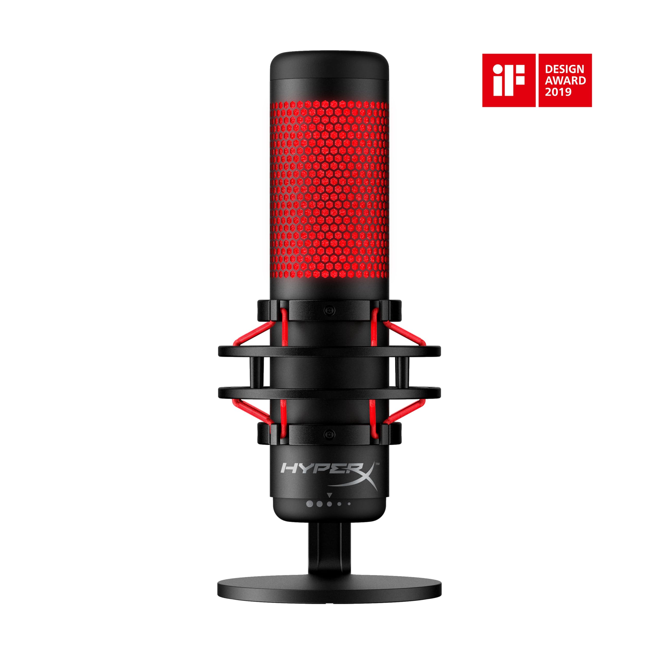 hyperx-quadcast-micro-autonome-usb-pour-streaming-noir image 2