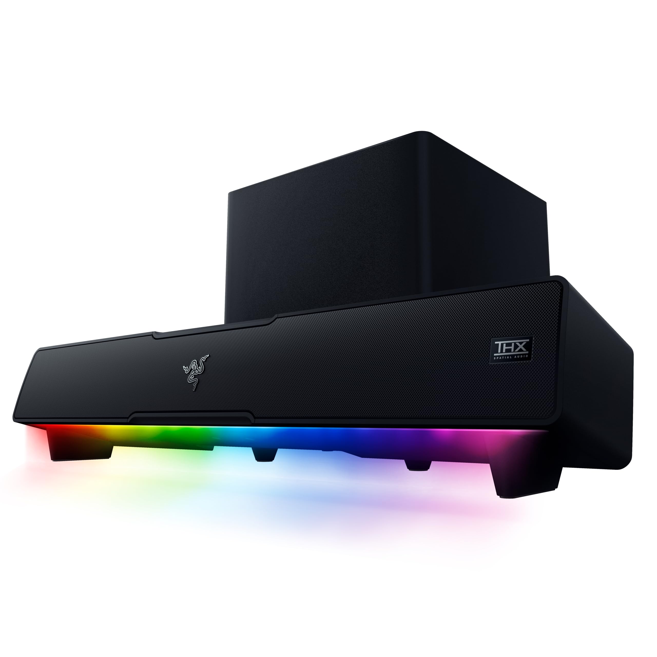razer-leviathan-v2-barre-de-son-gaming-caisson-de-basses-noir image 1