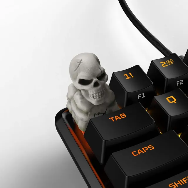 hyperx-hx3d-commander-skelly-keycap-gaming-gris-imprim-3d image 1