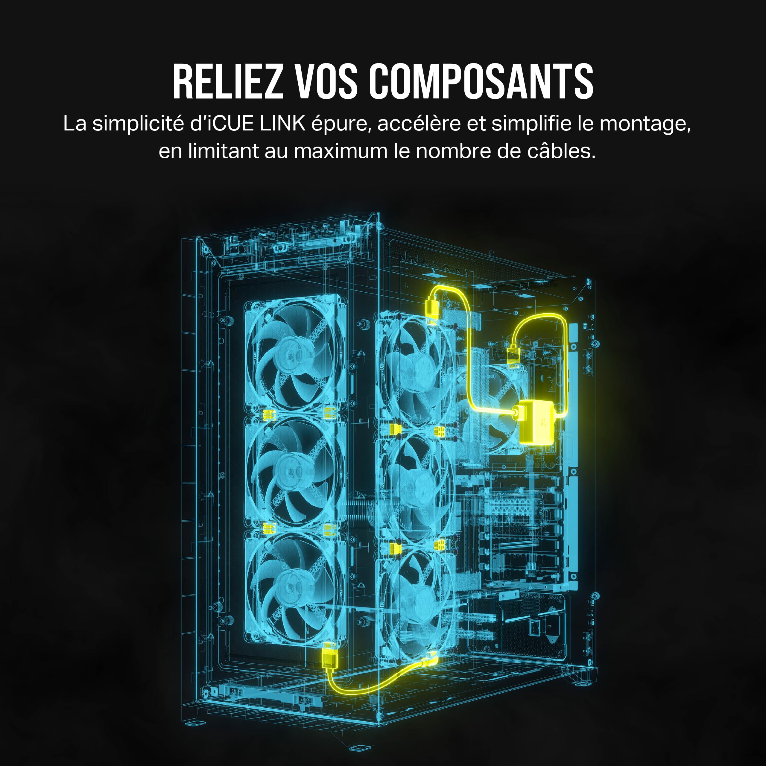 corsair-icue-link-hub-de-syst-me-14-appareils-noir image 4