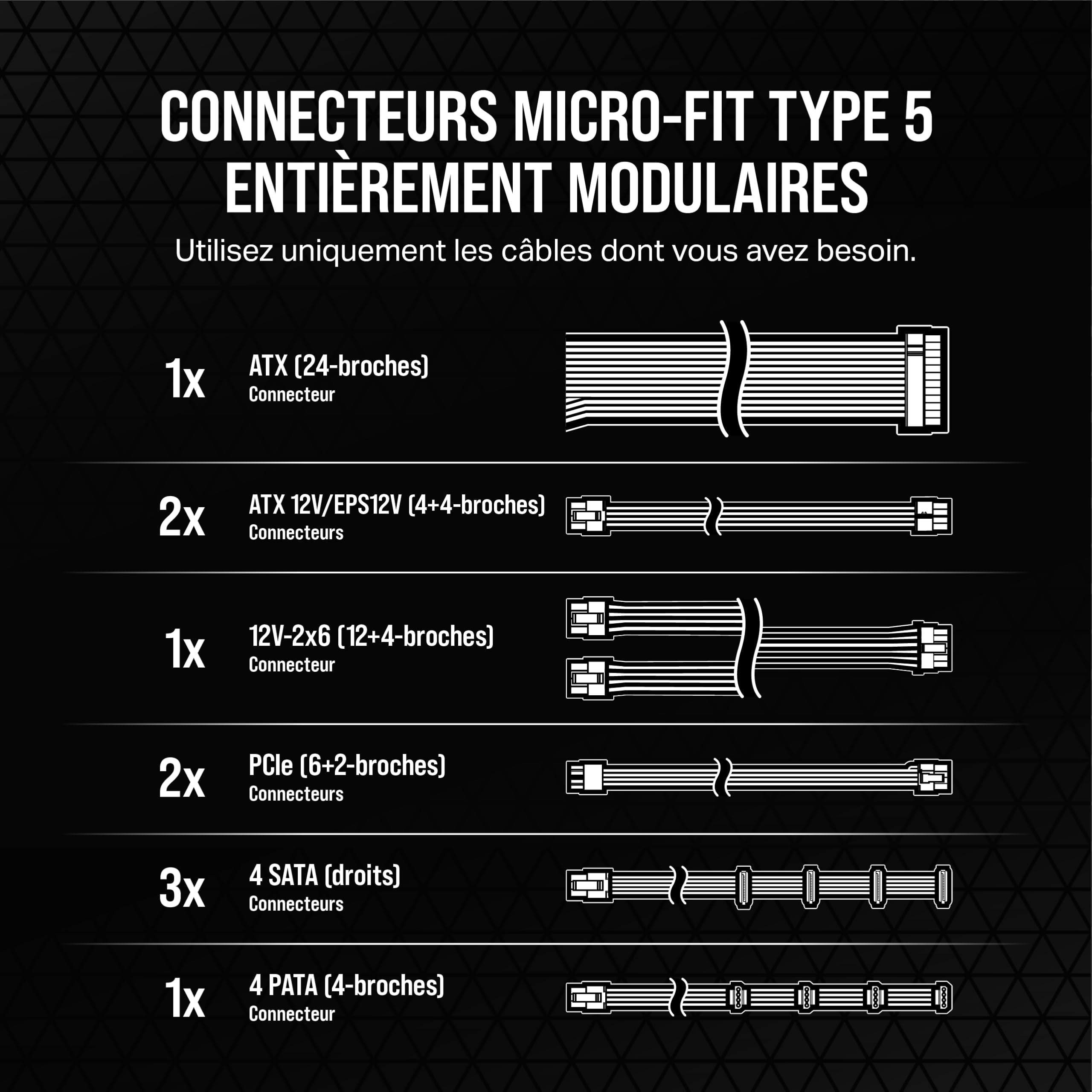 corsair-rm750x-shift-750w-alimentation-atx-modulaire-lat-rale-atx-3-1-pcie-5-1-8 image 7