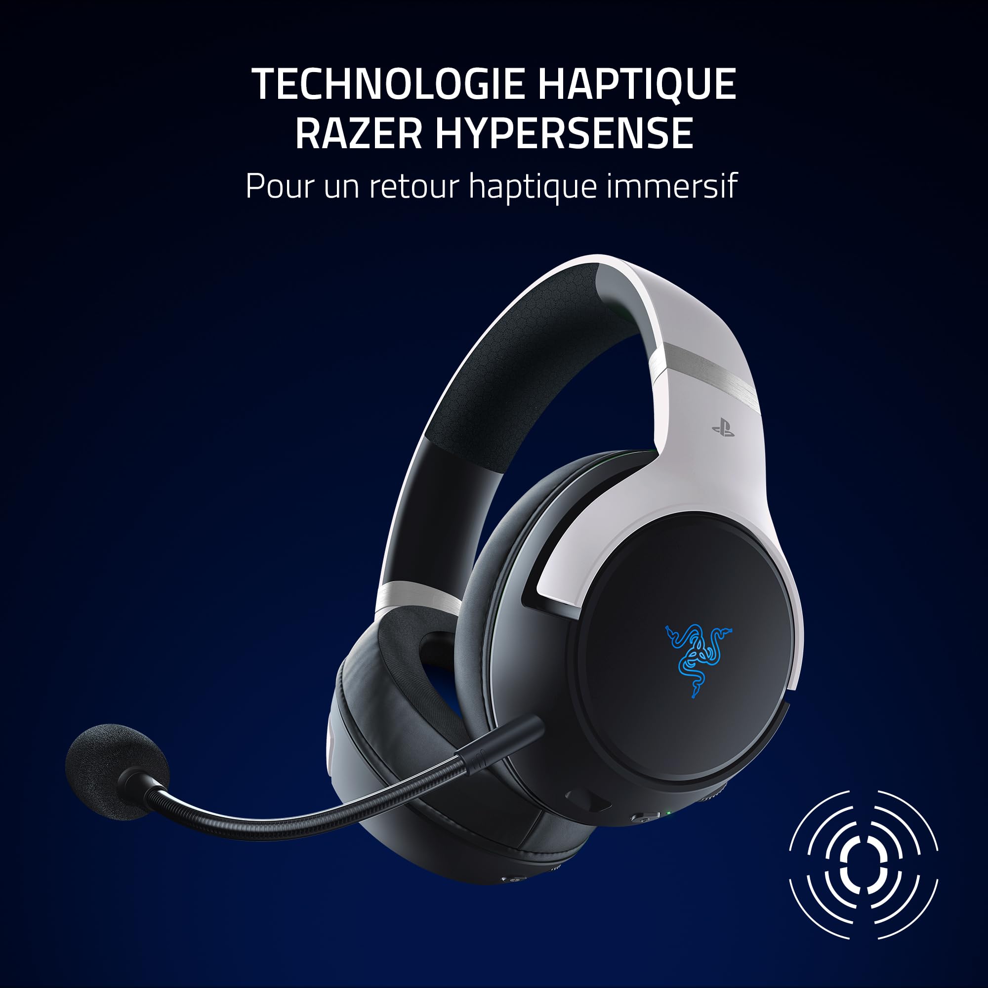 razer-kaira-pro-hyperspeed-casque-gaming-sans-fil-hypersense-noir-blanc image 4