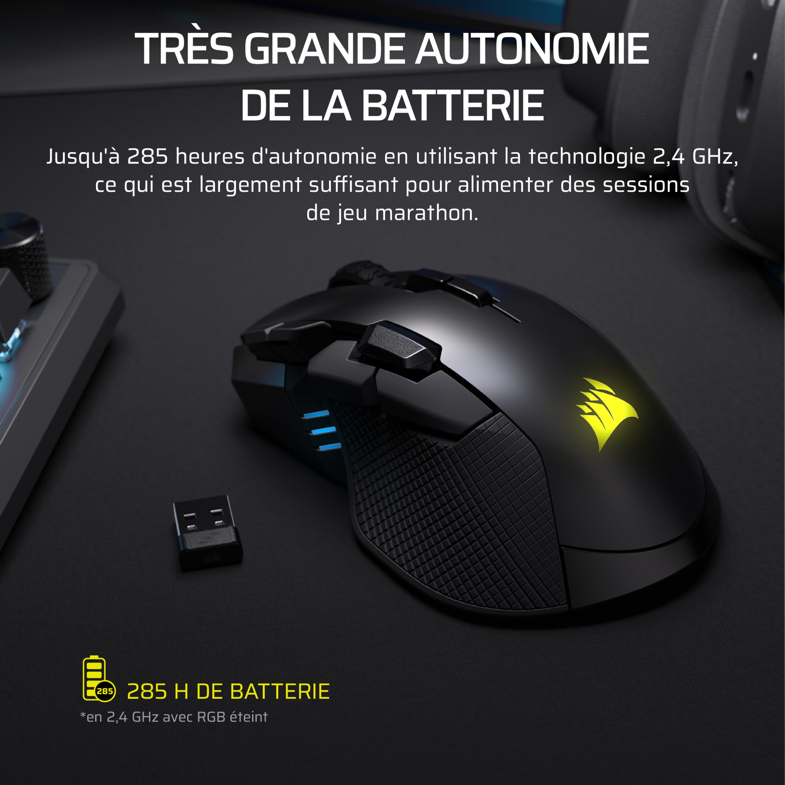 corsair-ironclaw-wireless-se-2026-souris-gaming-noir-26000-dpi-ergonomique image 7
