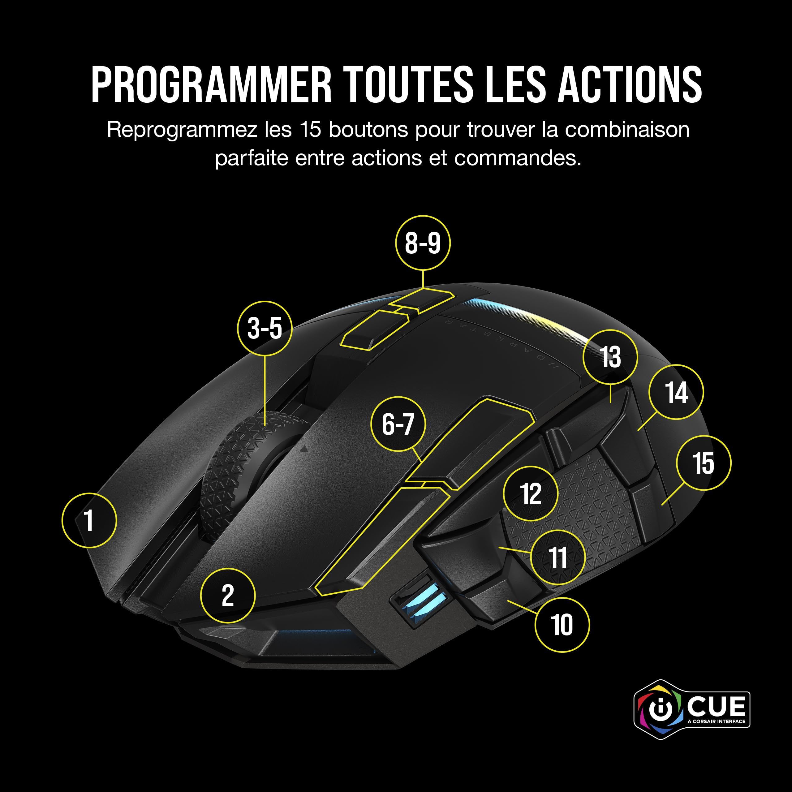 corsair-darkstar-rgb-wireless-souris-gaming-mmo-26-000-dpi-noir image 4