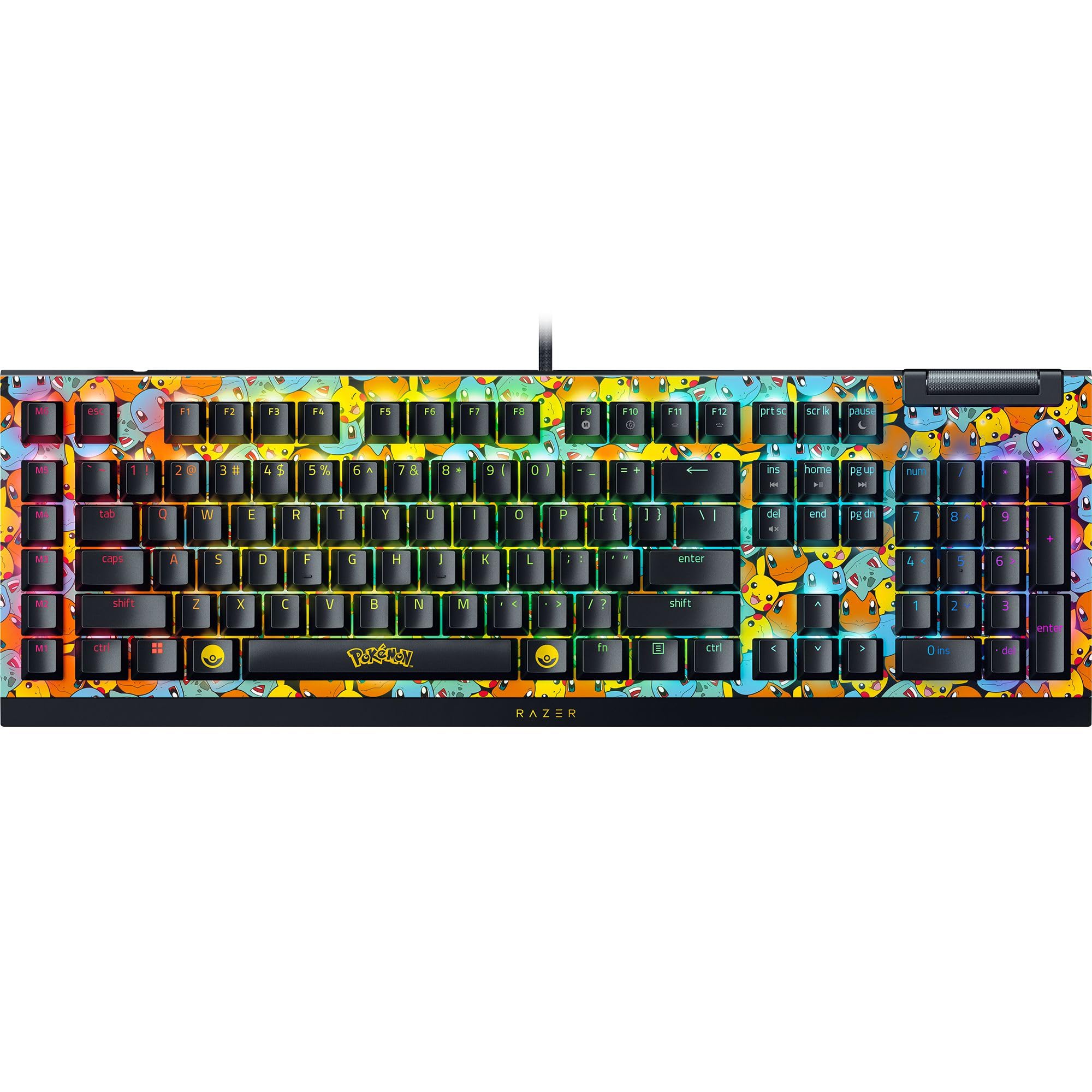 razer-blackwidow-v4-x-pok-mon-edition-clavier-m-canique-gaming-rgb-switches-gree image 1