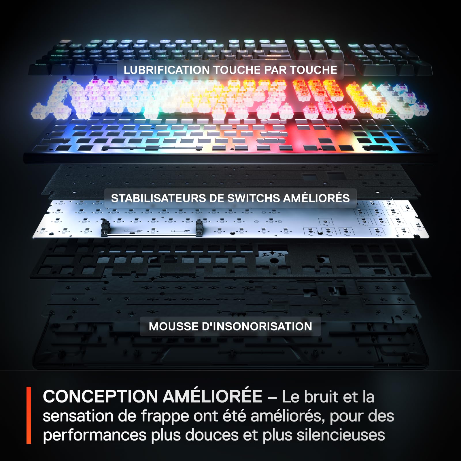 steelseries-apex-pro-gen-3-clavier-gamer-hypermagnetic-azerty-fr-usb-c-oled-rgb image 8