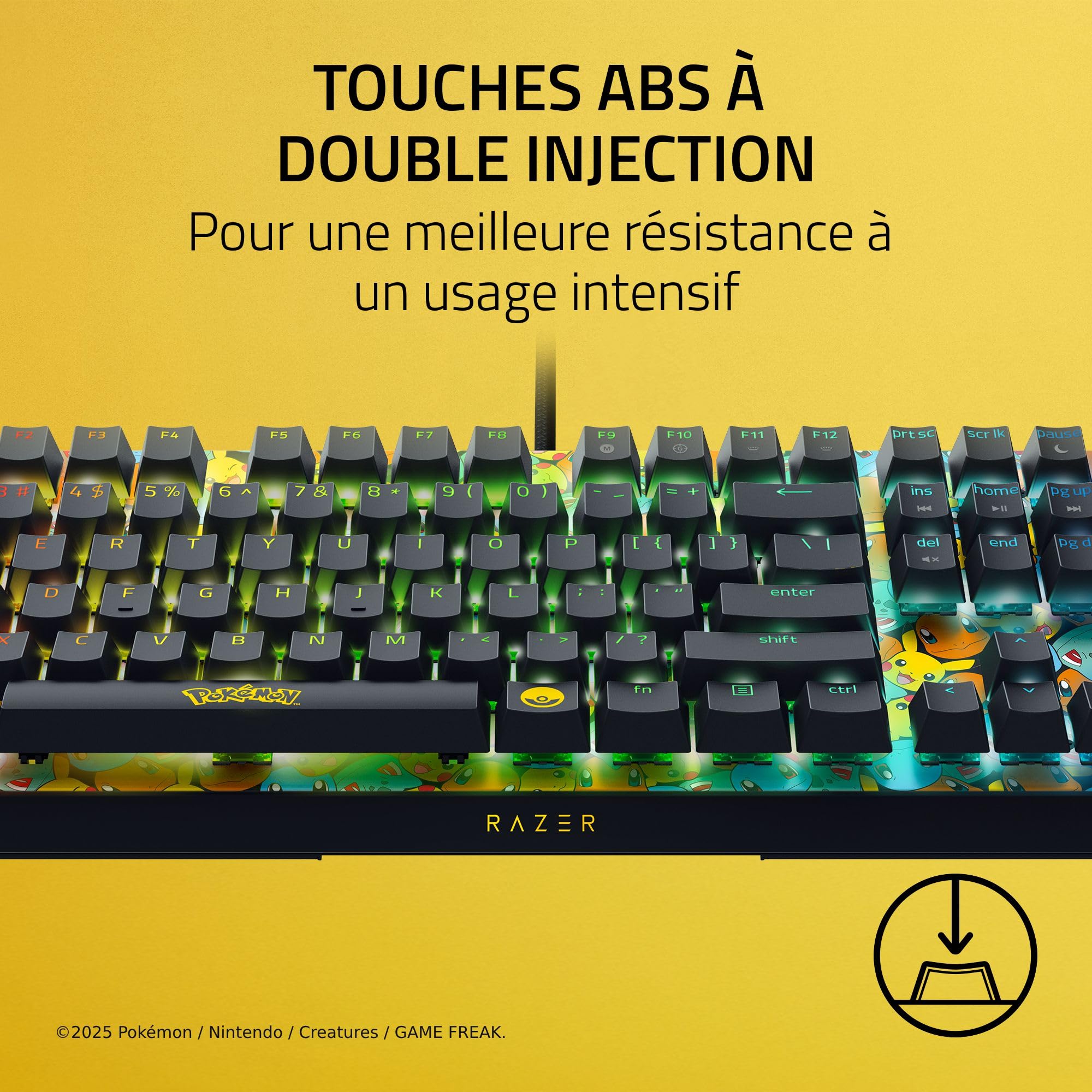 razer-blackwidow-v4-x-pok-mon-edition-clavier-m-canique-gaming-rgb-switches-gree image 6