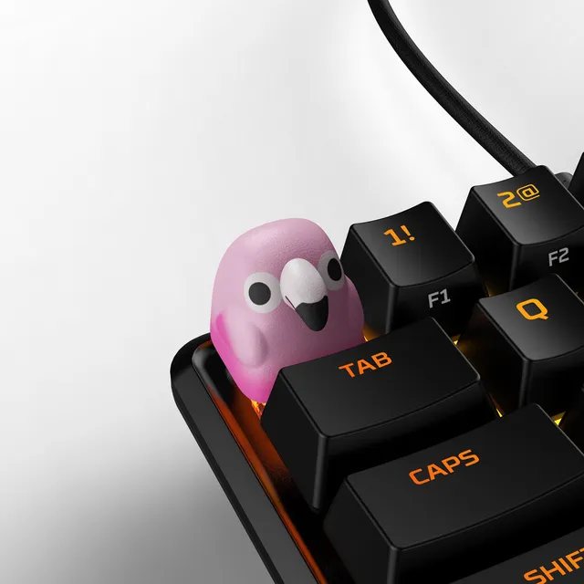 hyperx-hx3d-keycap-flamingo-touche-oiseau-3d-collection-birds image 1