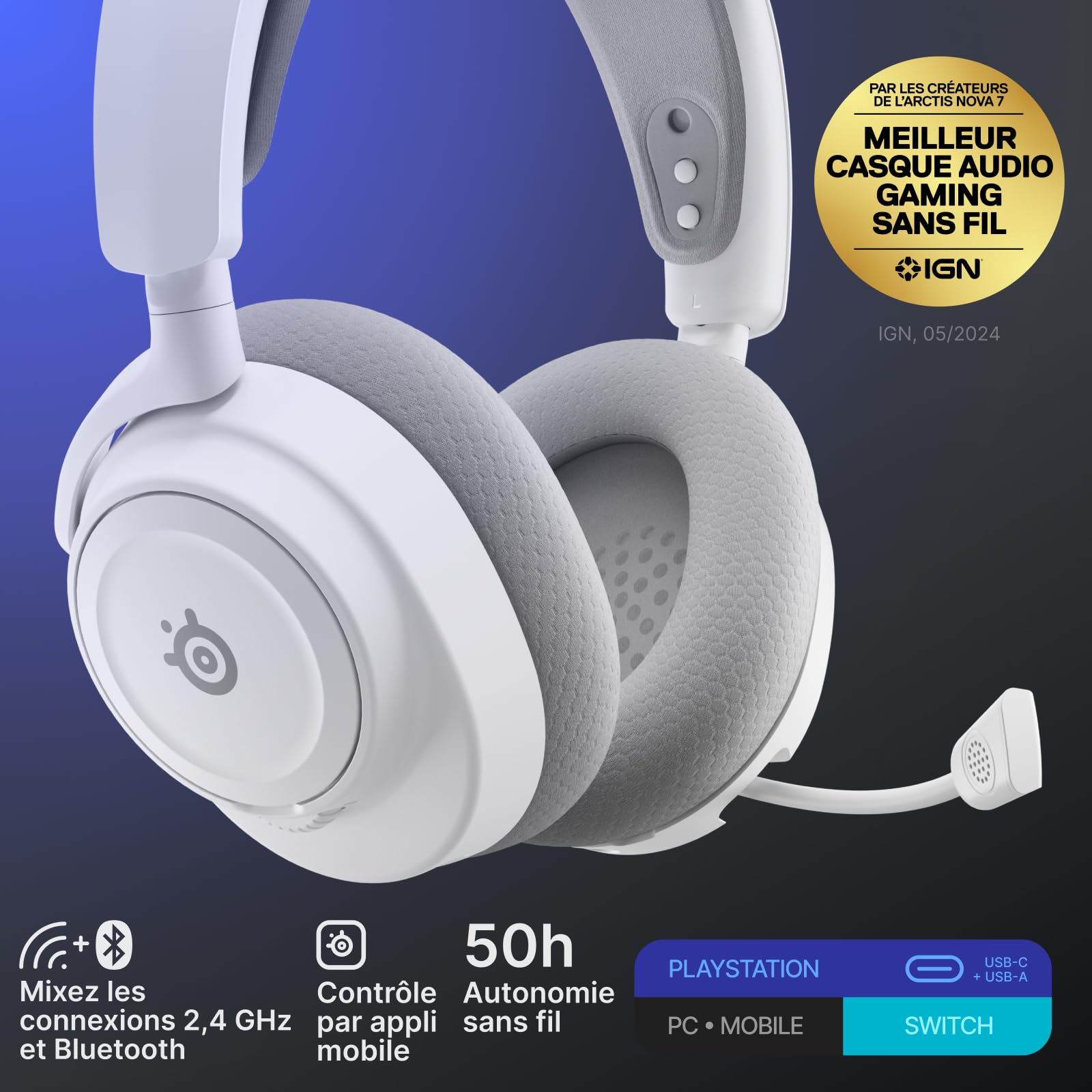 steelseries-arctis-nova-7p-gen2-casque-sans-fil-multi-plateforme image 2