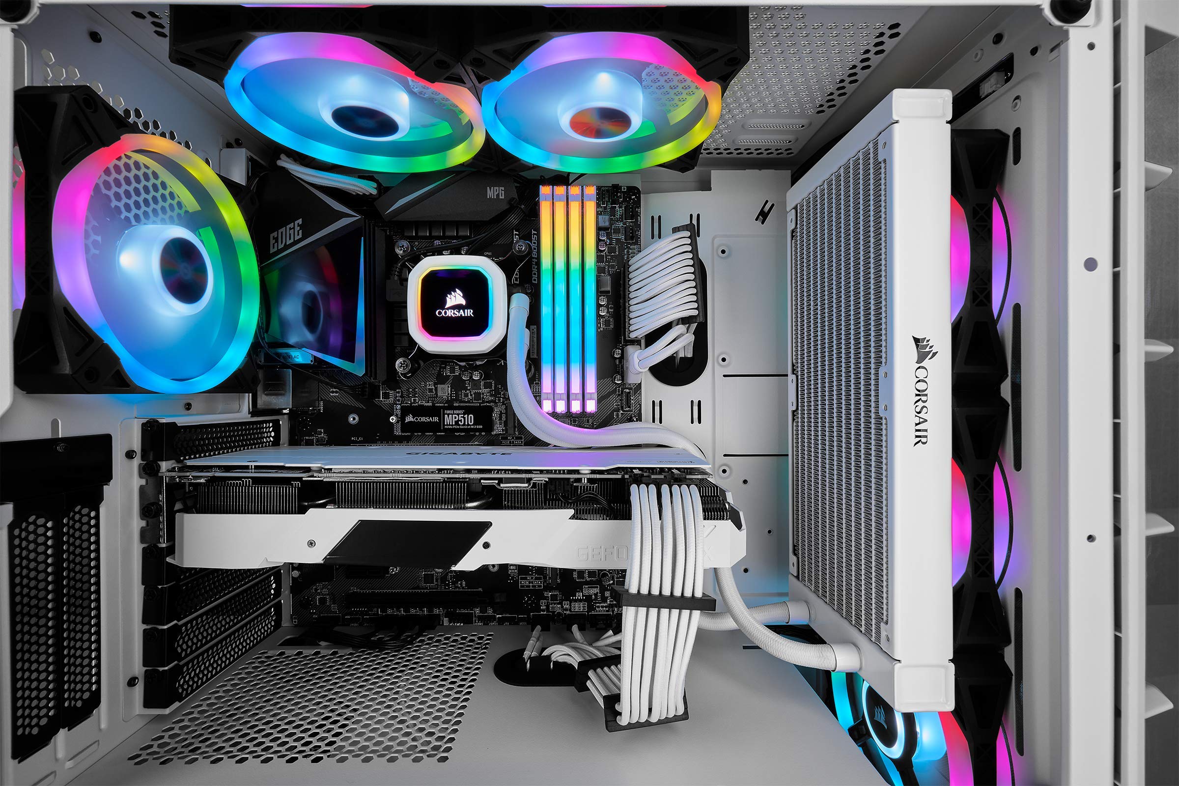 corsair-ql140-rgb-ventilateur-boitier-140-mm-pwm-noir image 2