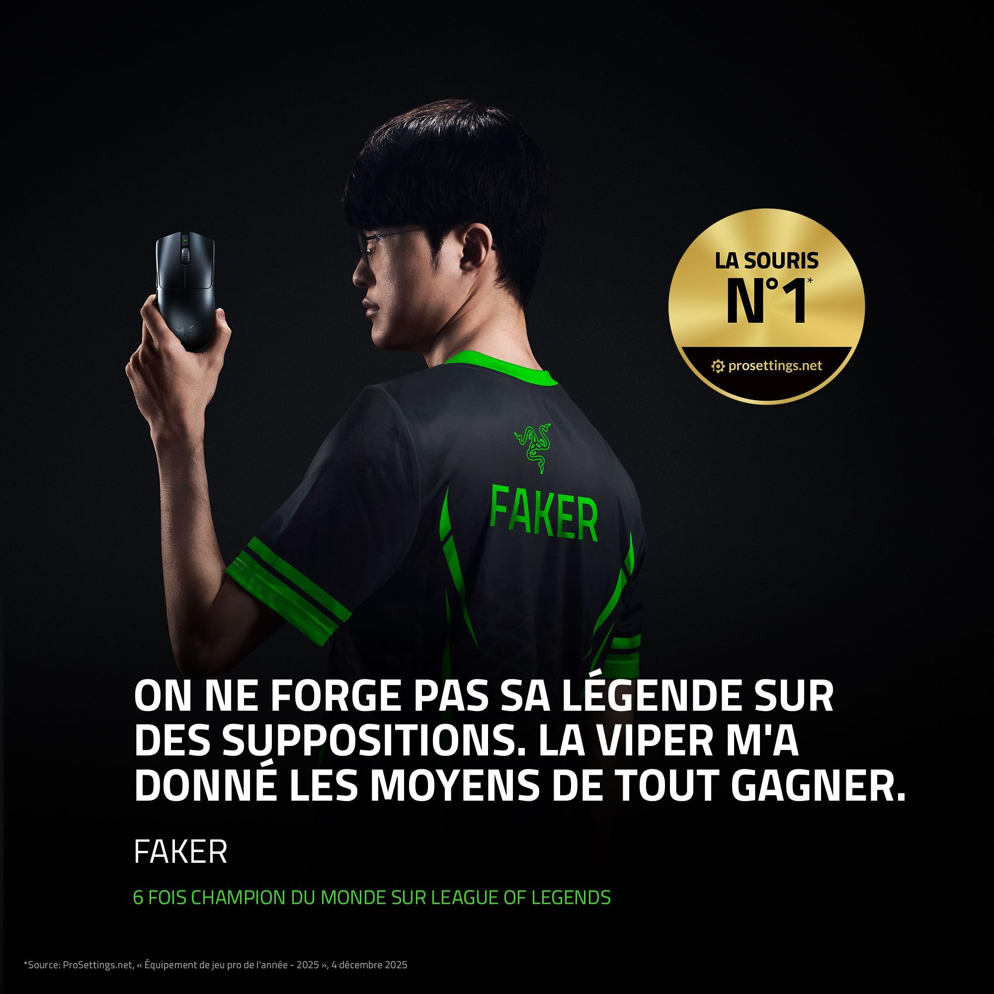 razer-viper-v3-pro-souris-esport-sans-fil-54g-35k-8k-hz-noire image 3