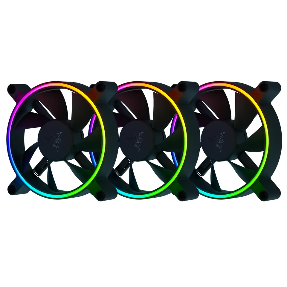 razer-kunai-chroma-120mm-ventilateur-pc-argb-pwm-lot-de-3 image 1